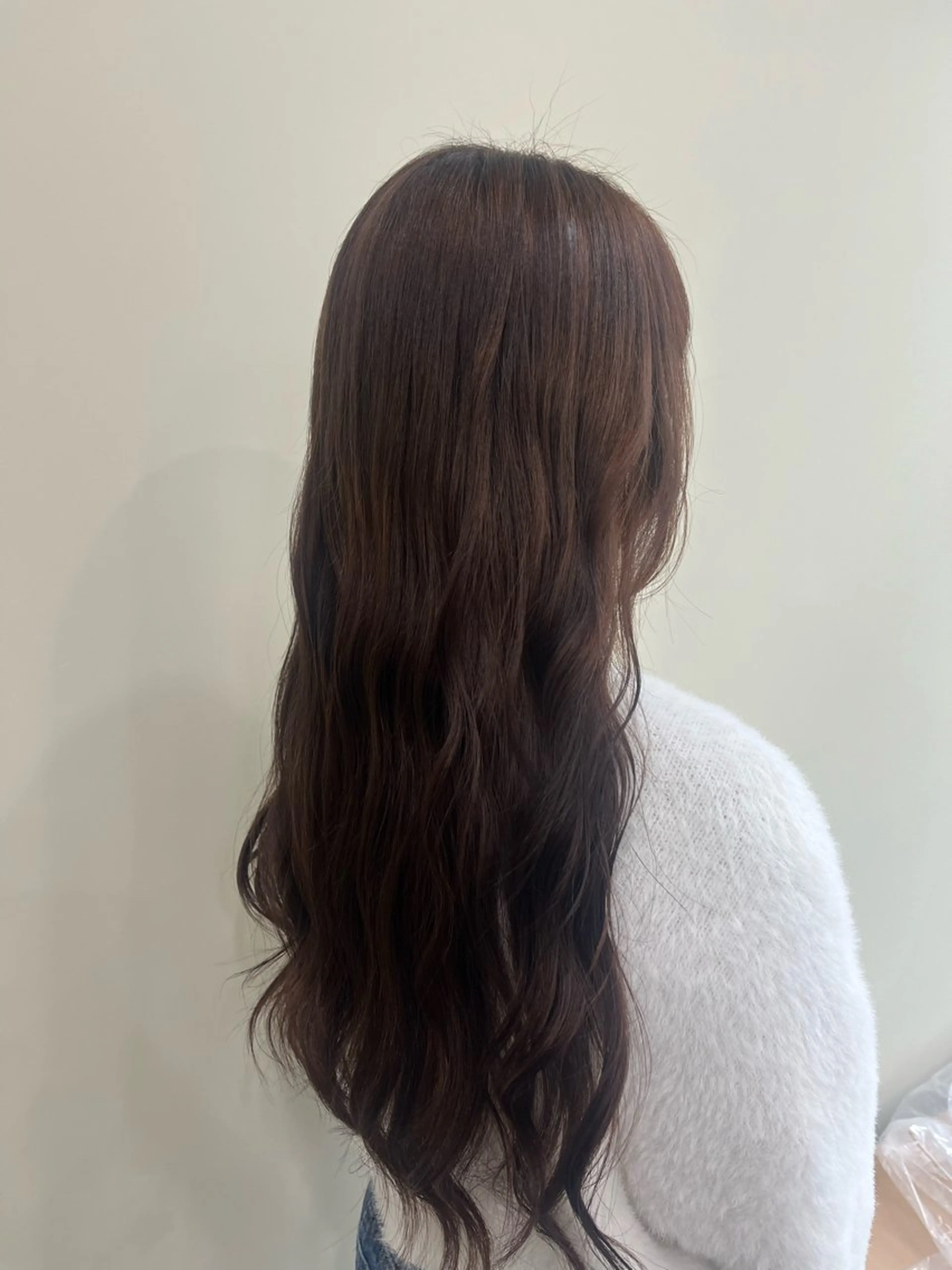 ロング カラー ヘアカラー トリートメント uni/haruhi ☀️透明感カラーのヘアスタイル