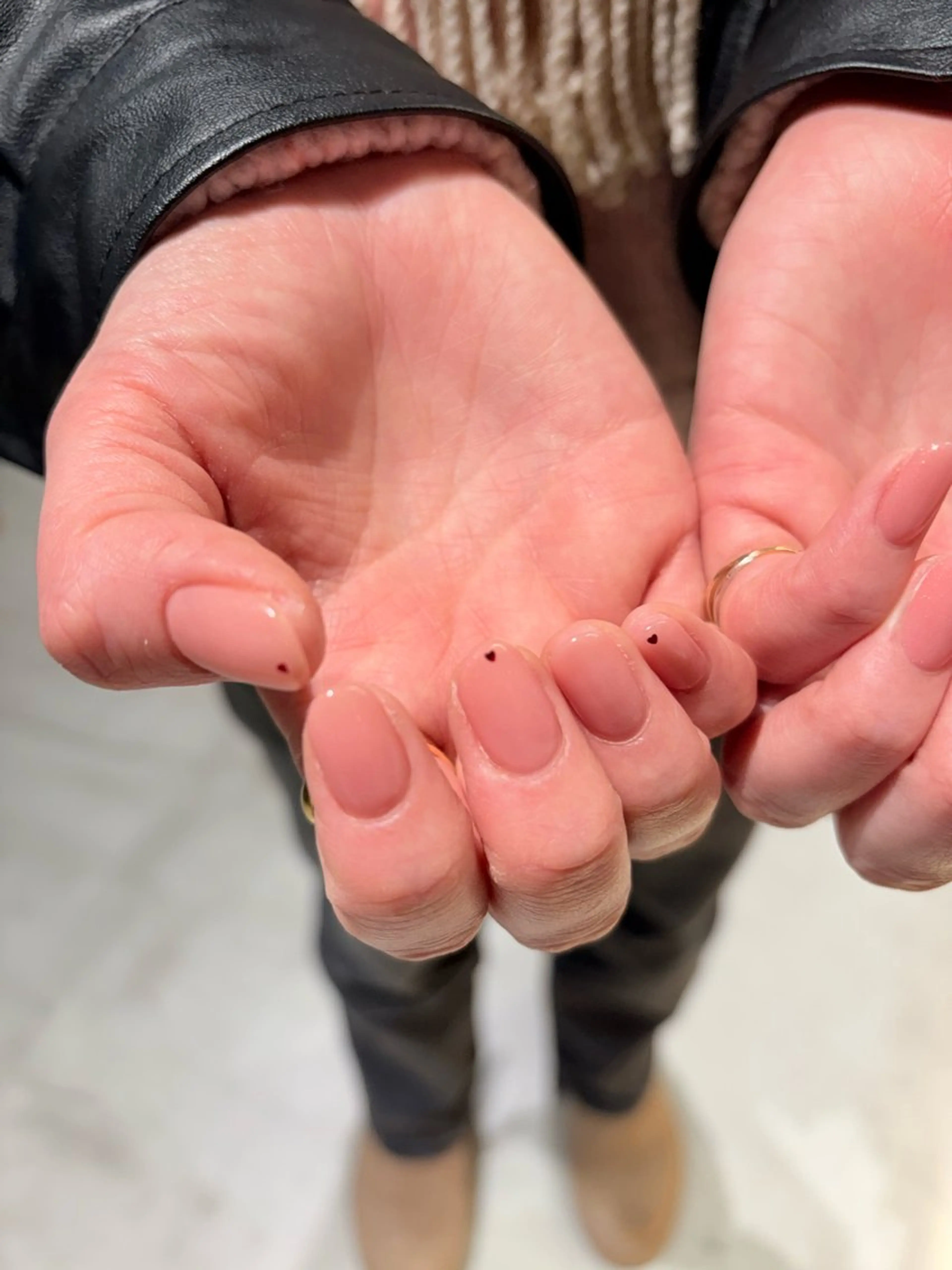 ネイル ラメ(グリッター) ピンク ハンドネイル Hijiri 🦋🫧のネイルデザイン