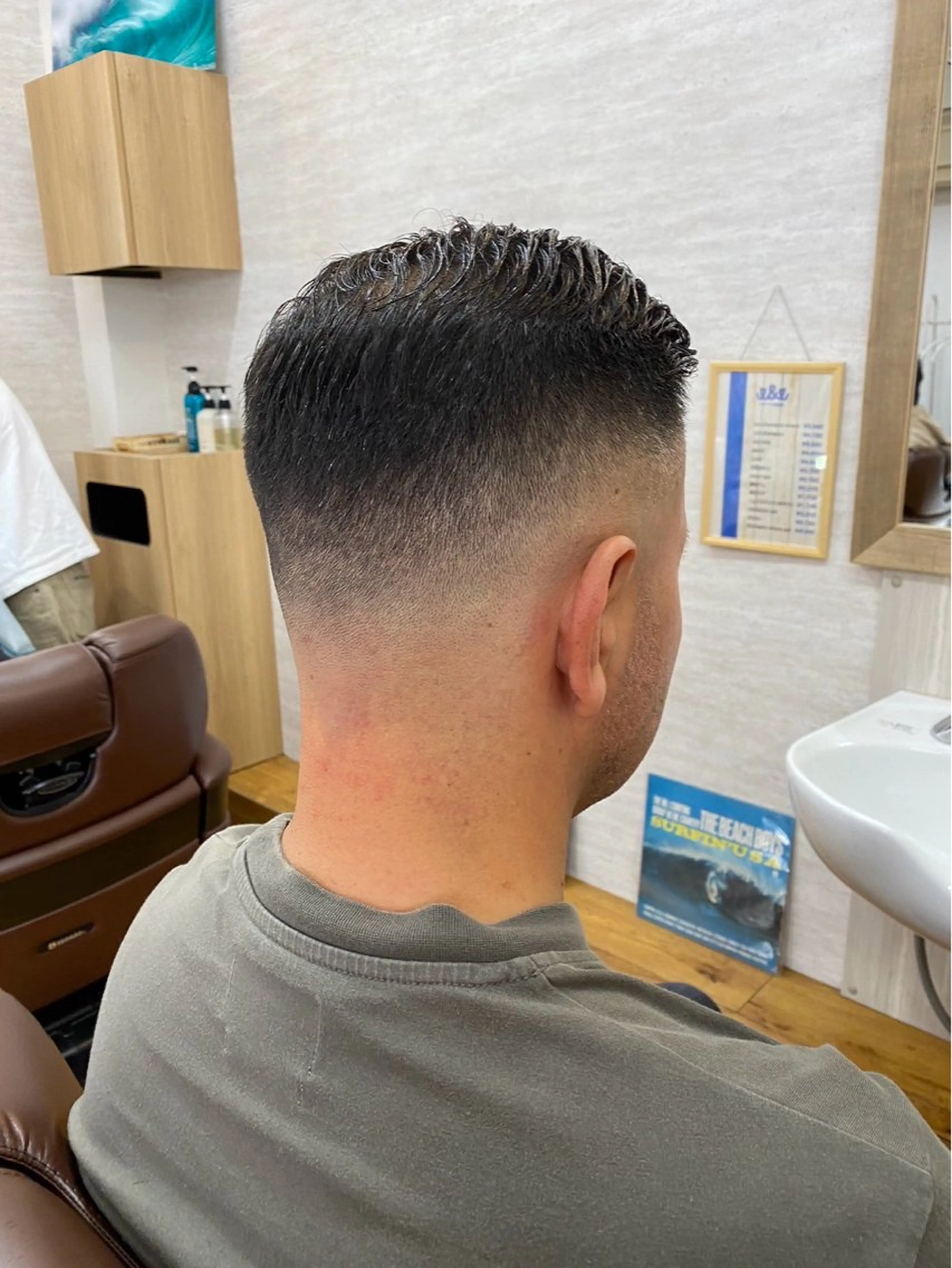 ショート メンズ ブラケン 恵太　アンソニーのヘアスタイル