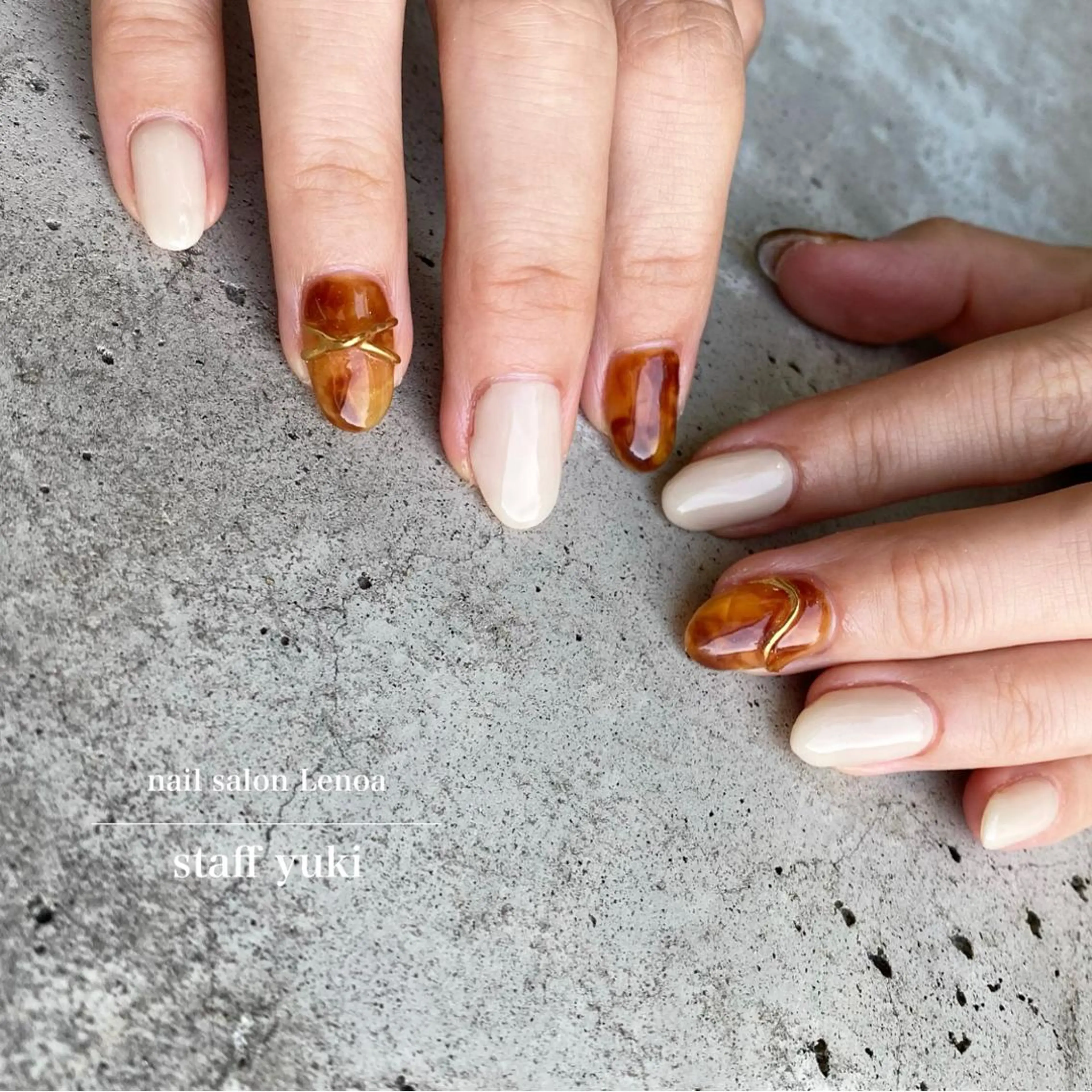 ネイル ハンドネイル Lenoa Yukiのネイルデザイン