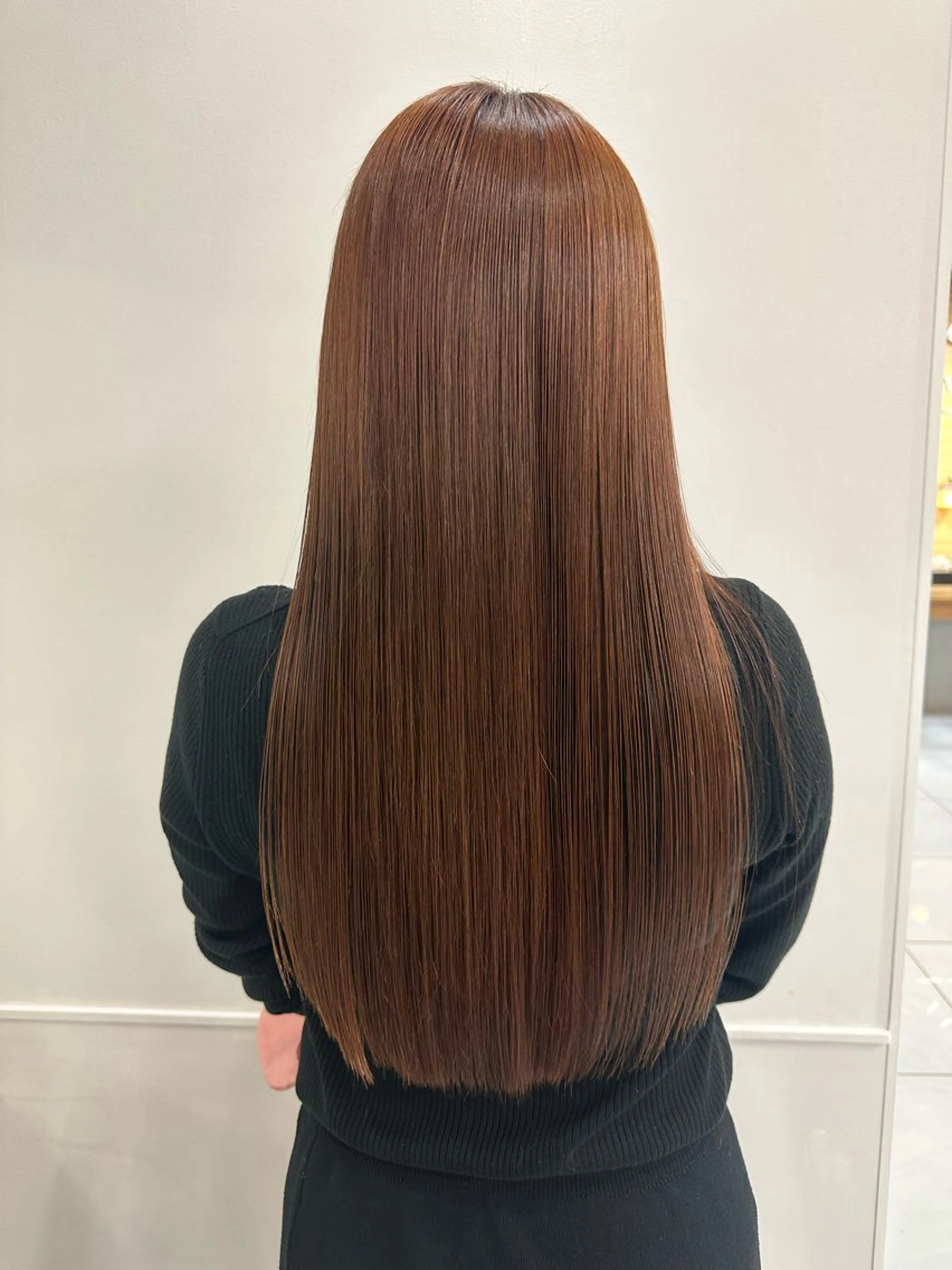 ロング パーマ 縮毛矯正 トリートメント 髪質改善/縮毛矯正 /ブリーチ矯正/岡部のヘアスタイル