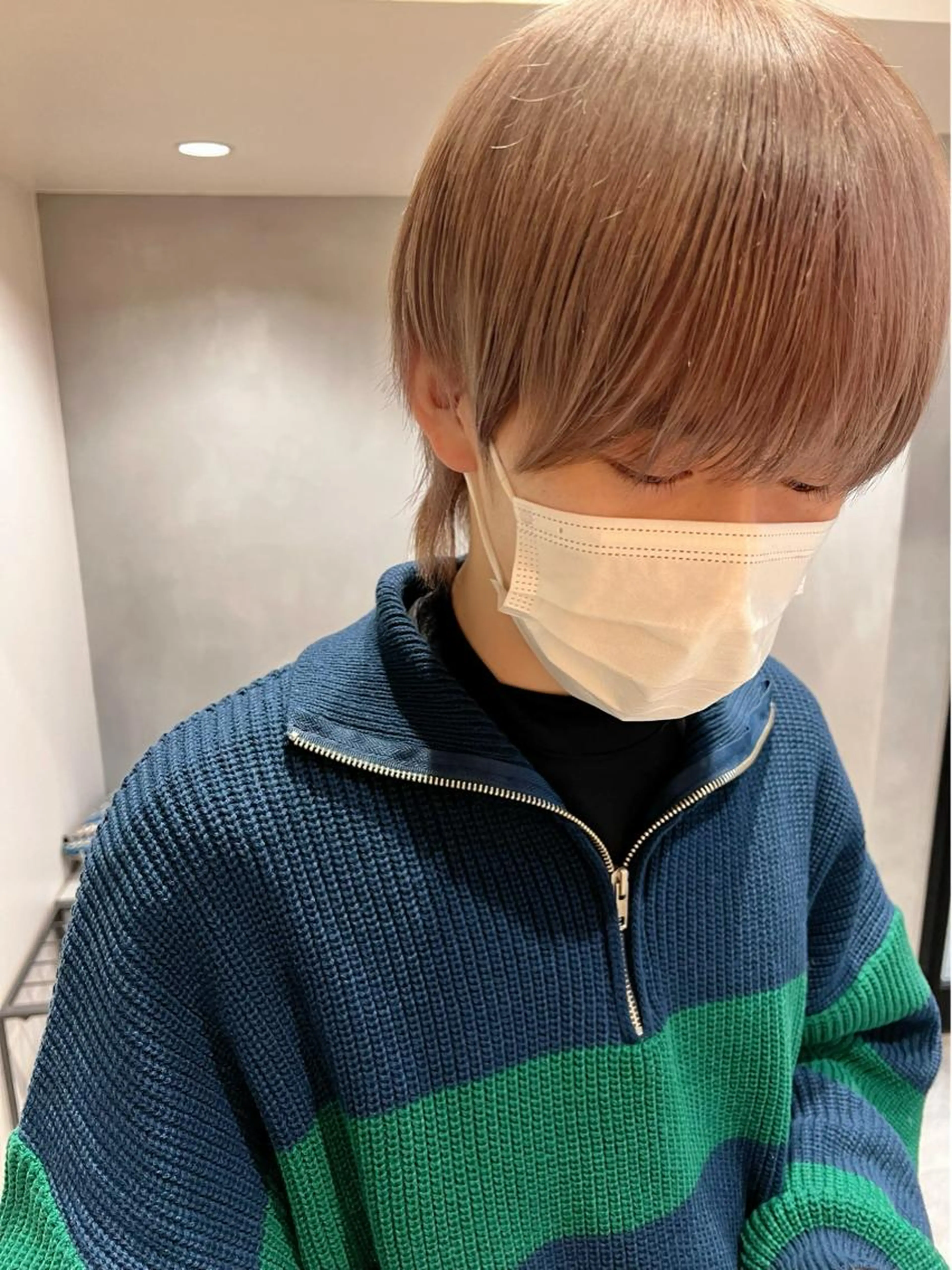 学生人気❗️メンズカット＋カラー＋眉カット✨スッキリリセットコース👍の写真