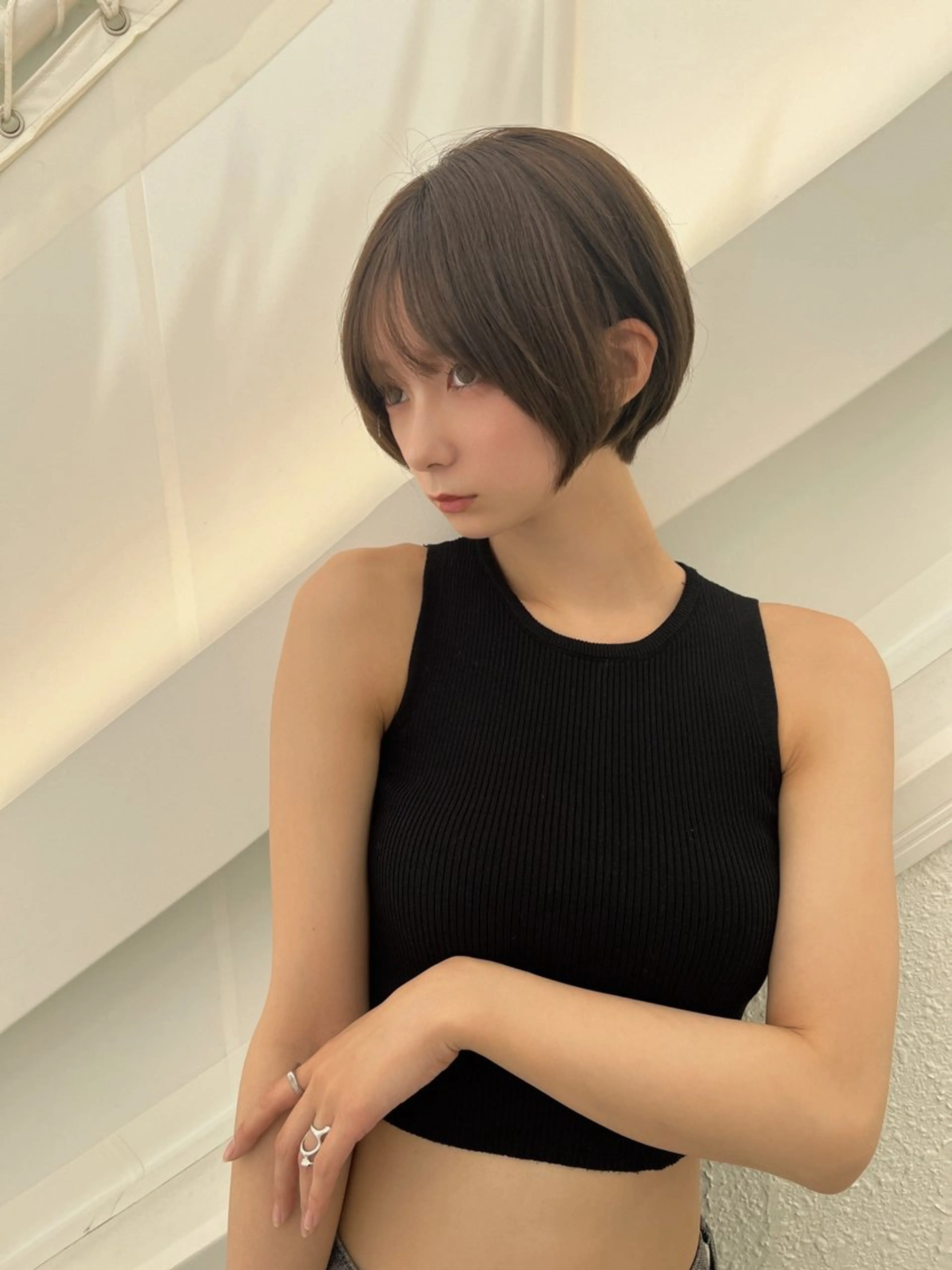 ショート カラー カット ヘアカラー トリートメント 💎透明感カラー特化 💎TAISEIのヘアスタイル