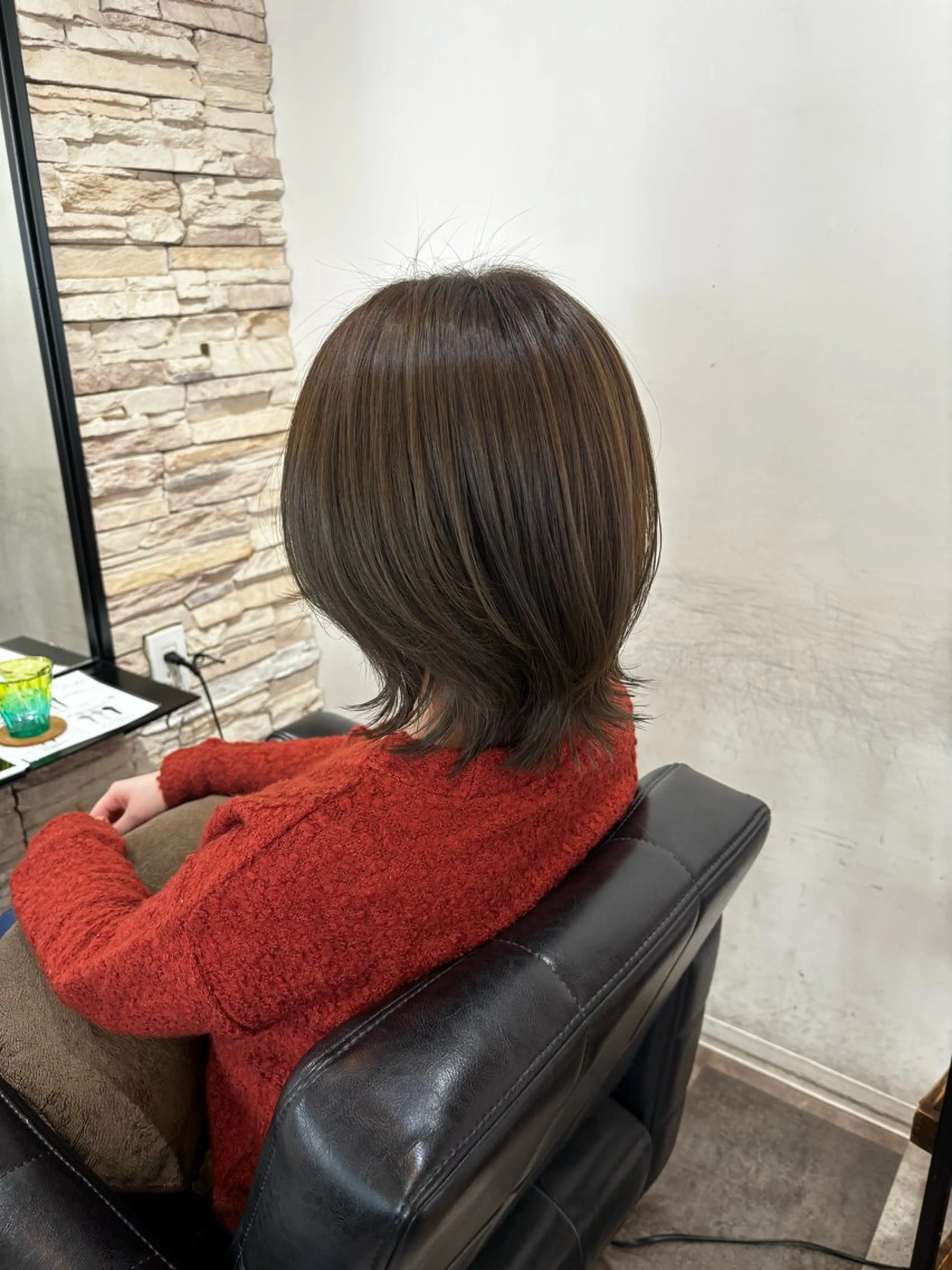 ミディアム カラー 透明感カラー カット ヘアカラー トリートメント 🍒サクラ🍒 /透明感カラー/艶髪のヘアスタイル