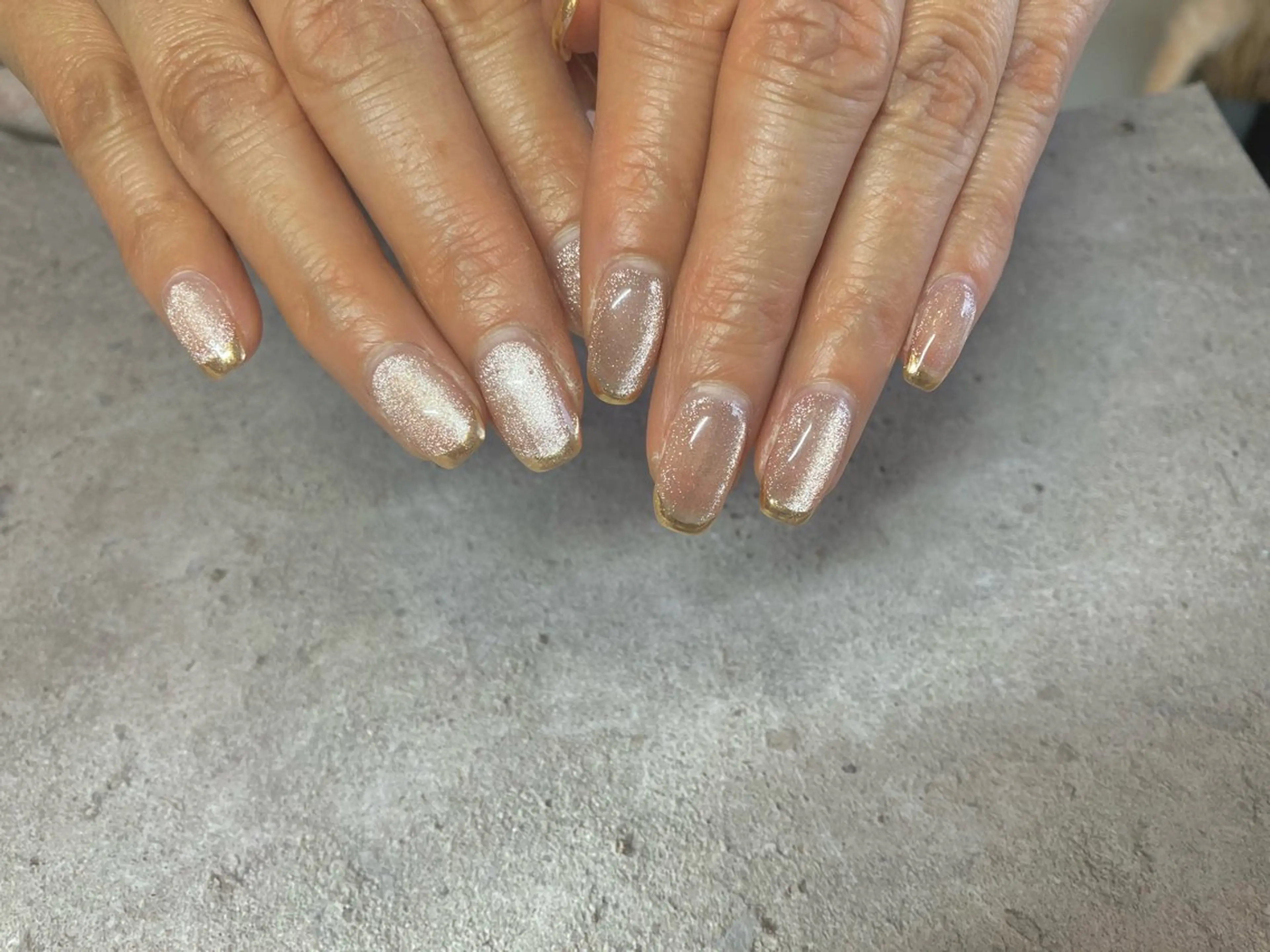 ネイル フレンチネイル マグネットネイル ミラーネイル COCO Nail　光が丘駅近のネイルデザイン