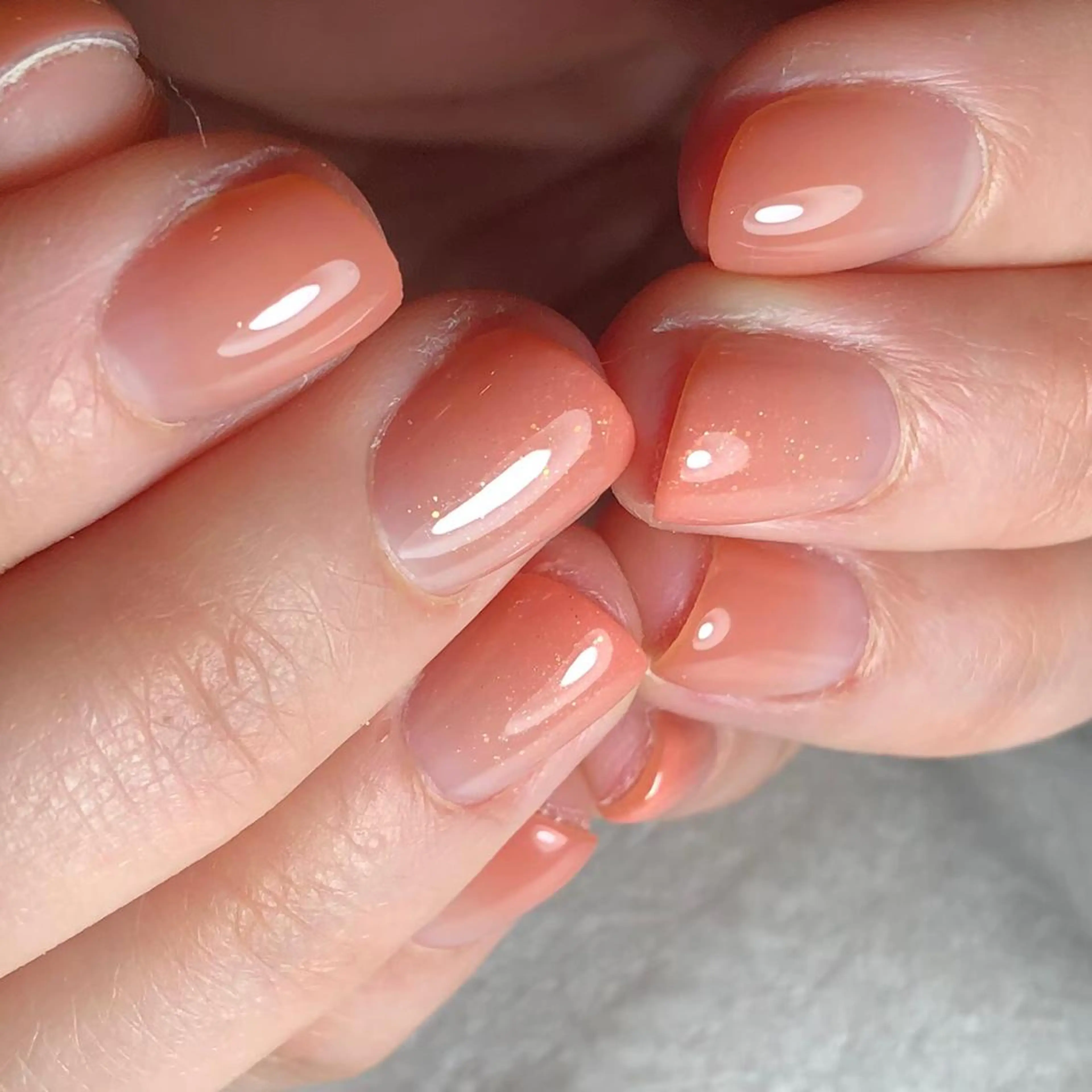 【美爪育成】グラデーションネイルの写真