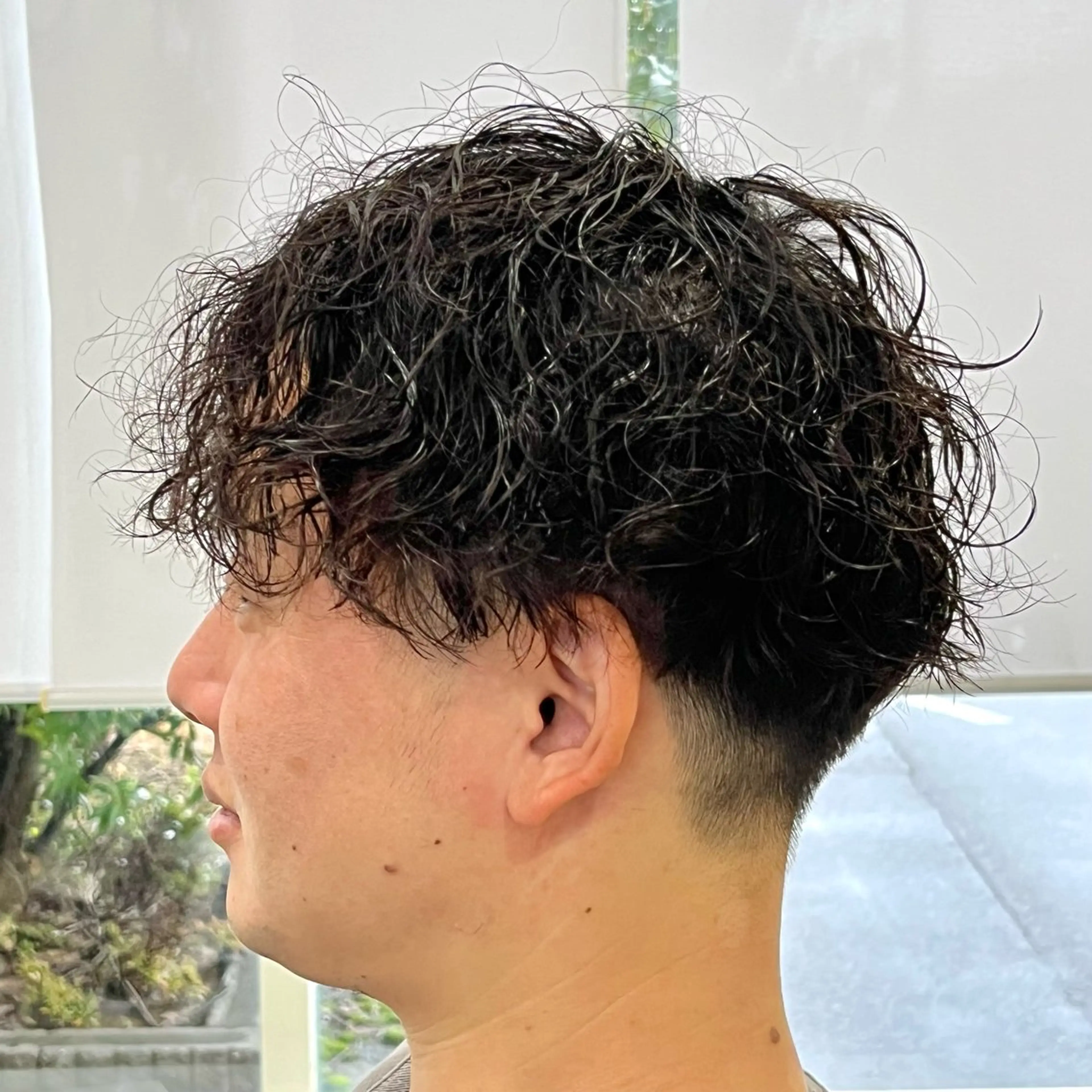 【💇🏻‍♂️メンズ限定】朝らくパーマ+カットの写真