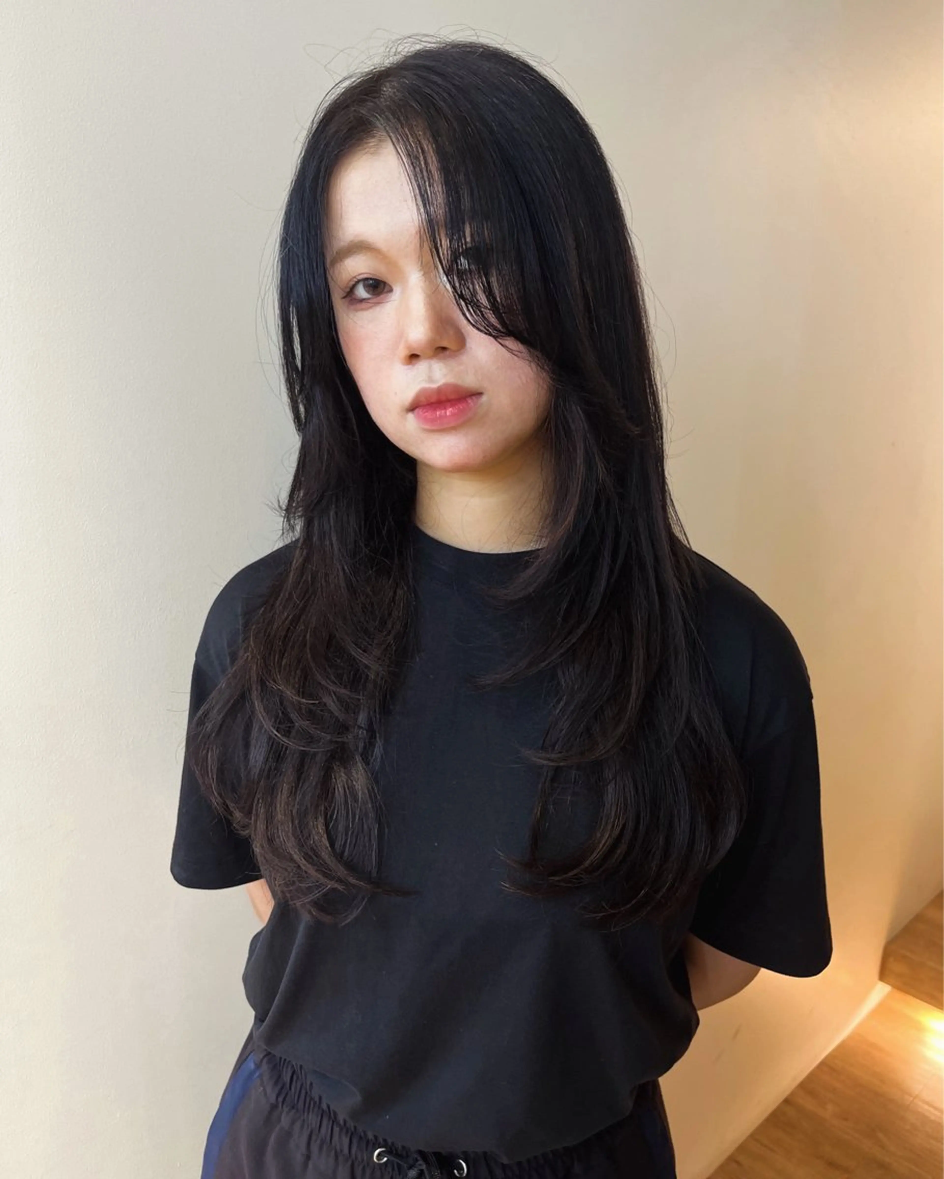 セミロング カラー レイヤーカット カット ヘアカラー トリートメント 吉祥寺/個性派/ kazuha🩰のヘアスタイル