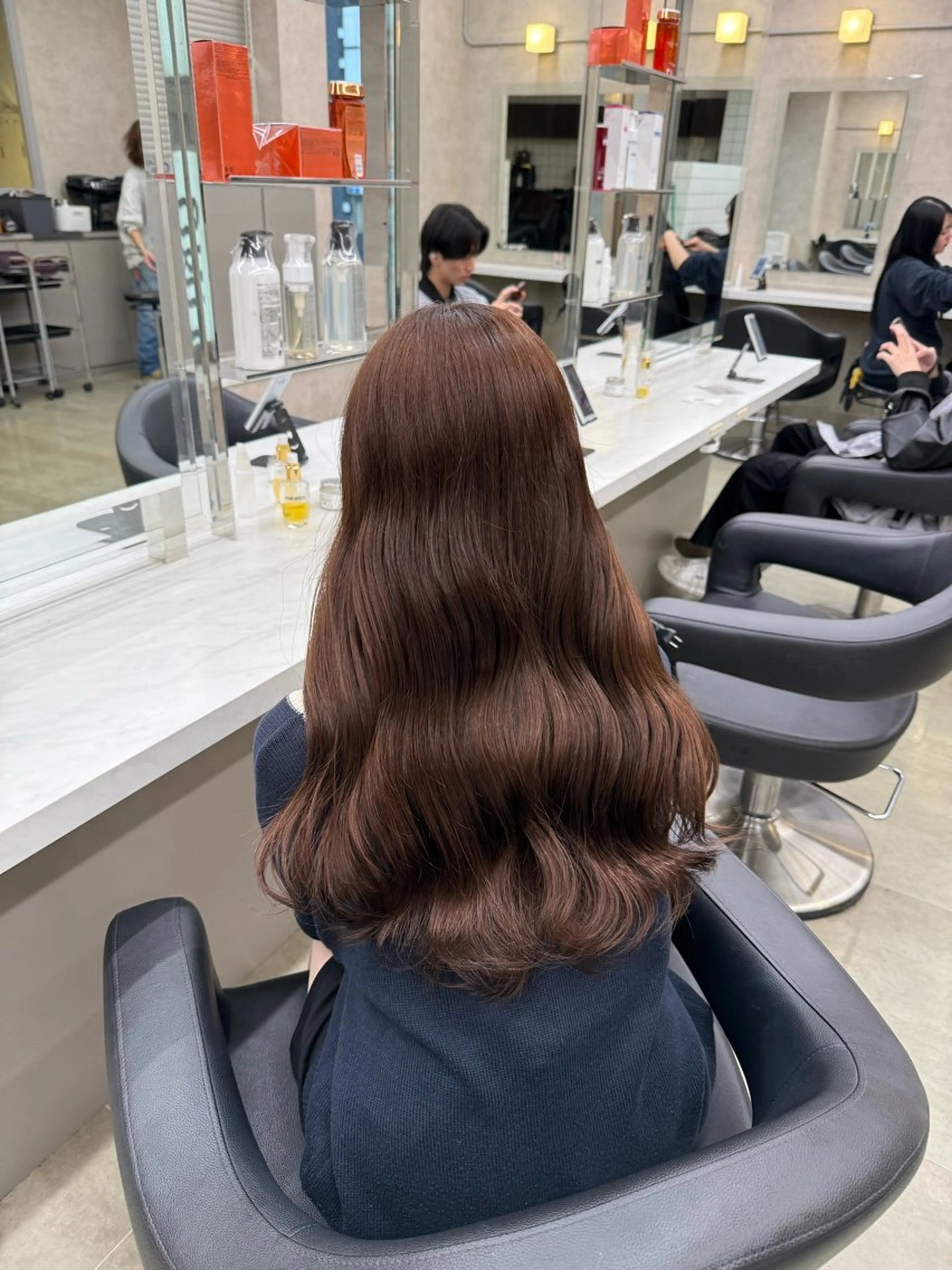 ロング カラー ヘアアレンジ ヘアカラー トリートメント ヘアセット 💗横浜美容室 💗HARUNAのヘアスタイル