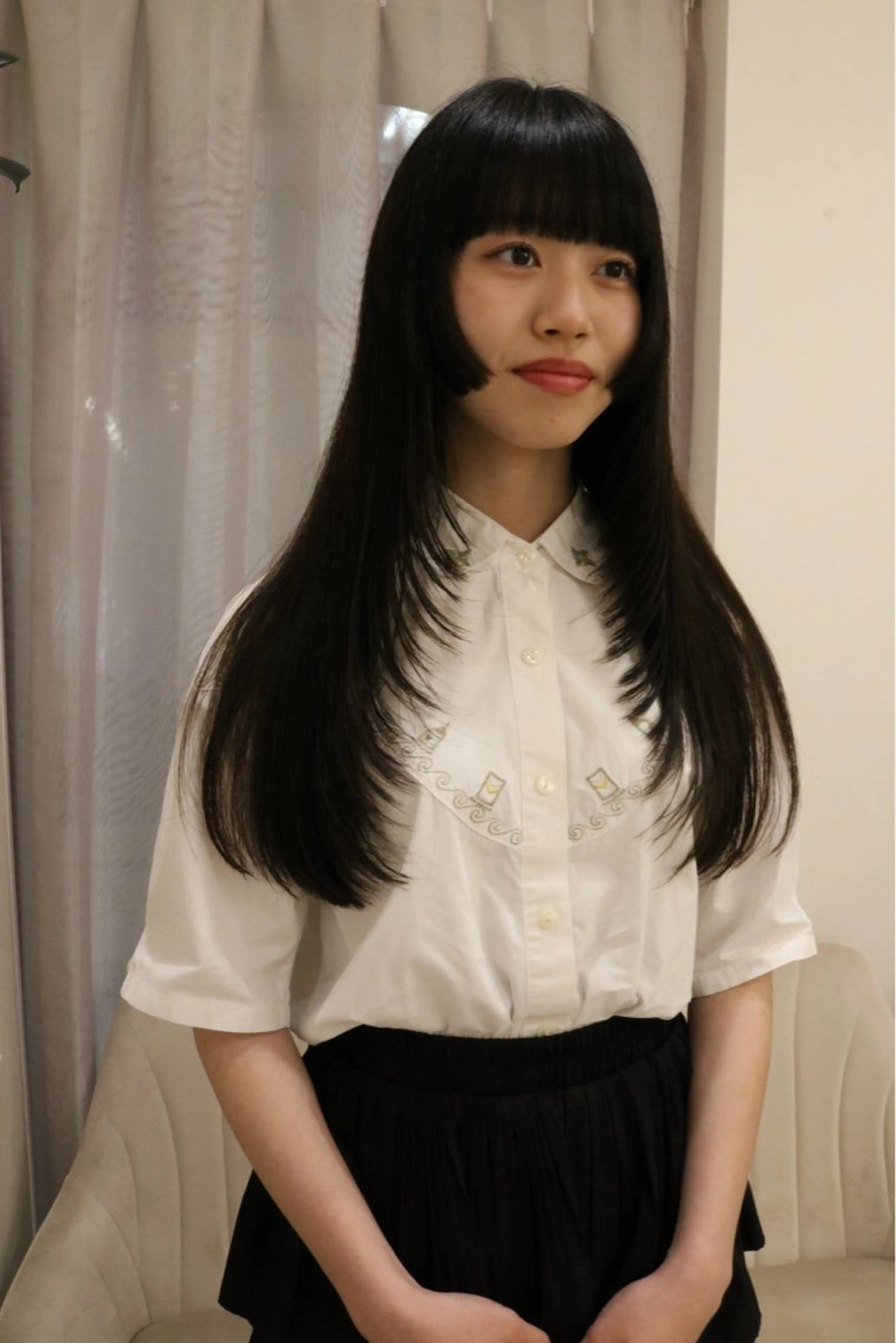 ロング カット 松村 澪里のヘアスタイル