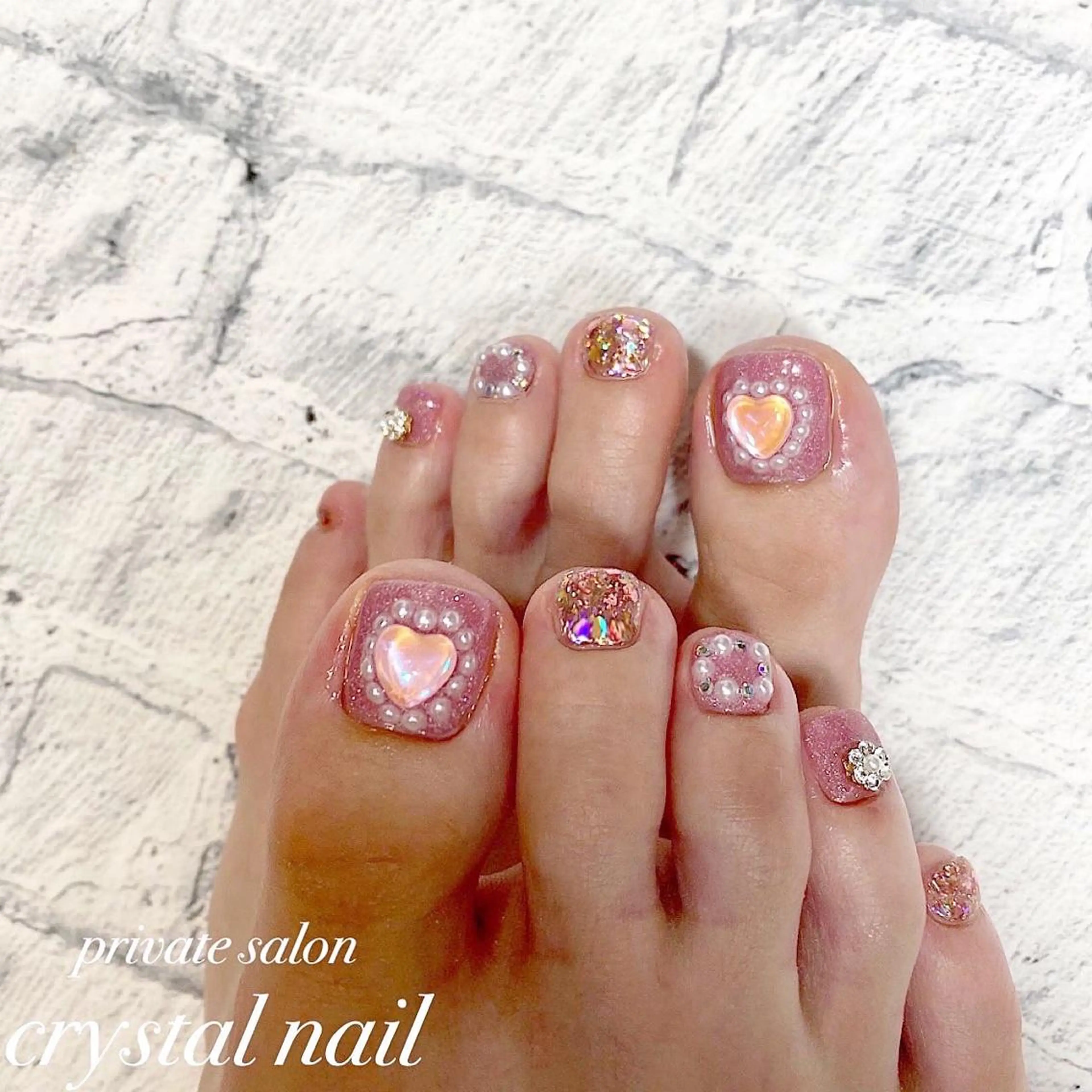 ネイル 韓国ネイル Crystal Nailのネイルデザイン