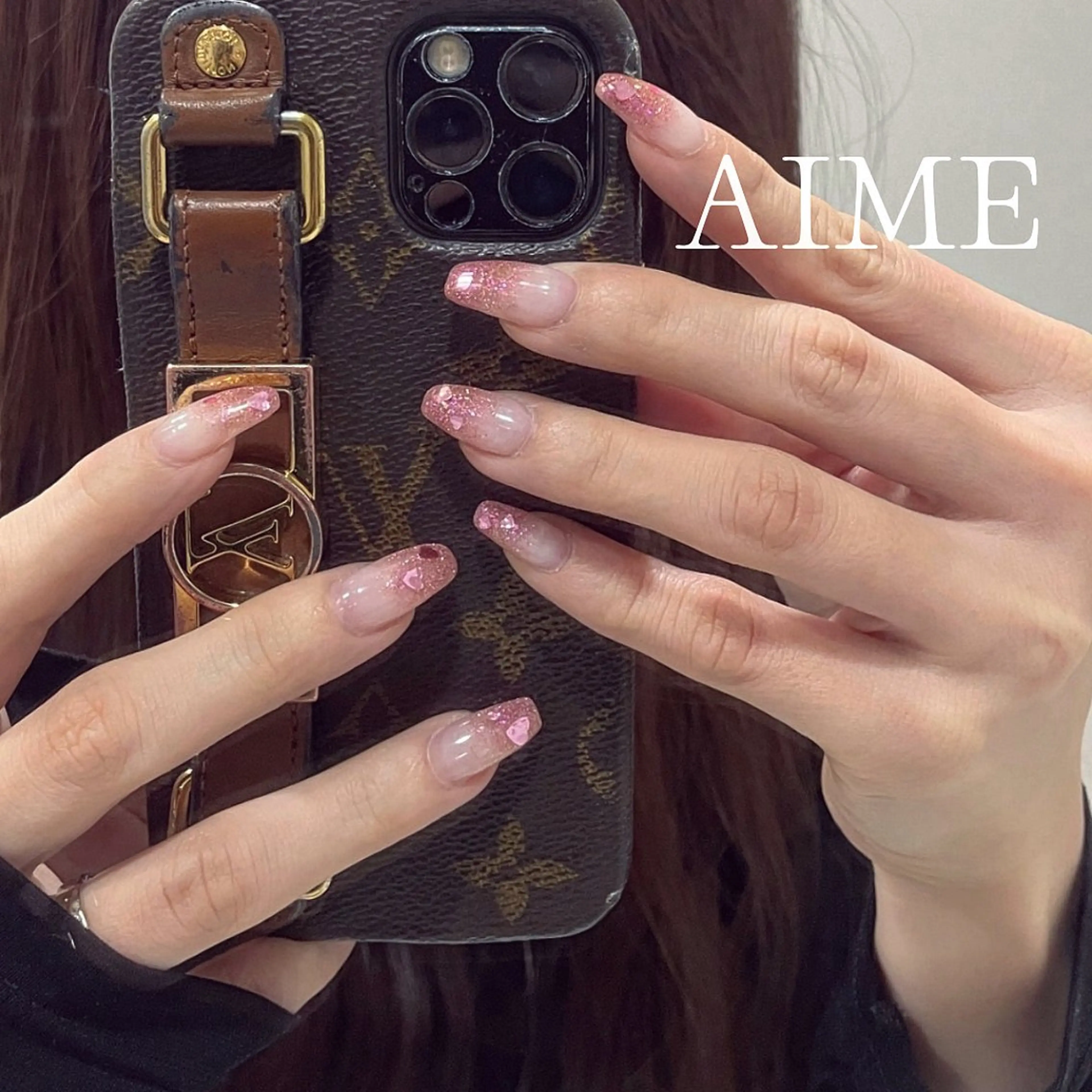 ネイル フラッシュネイル ハンドネイル AIME （momo）のネイルデザイン