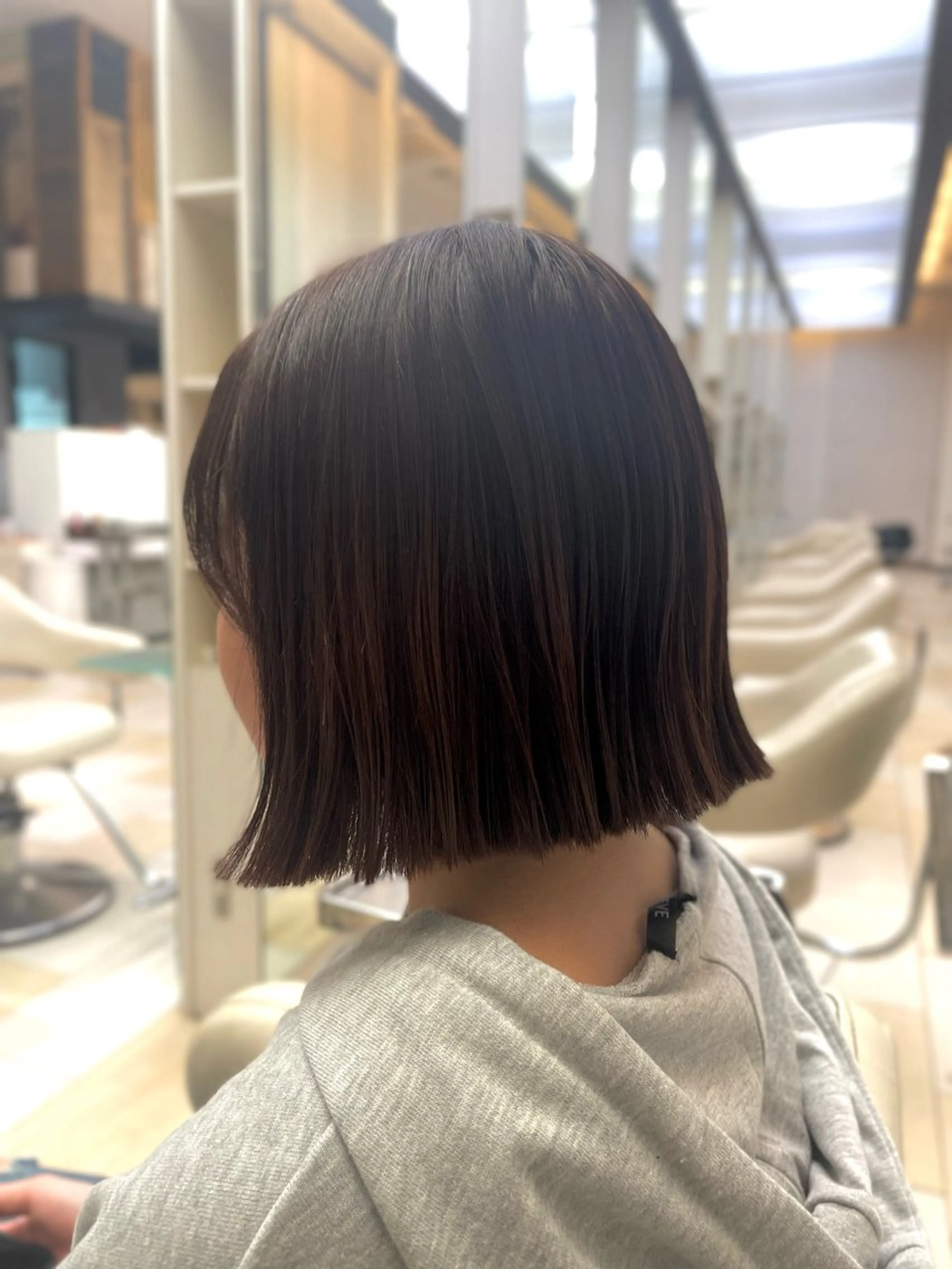 ショート 切りっぱなしボブ ボブ 兼元 優也のヘアスタイル