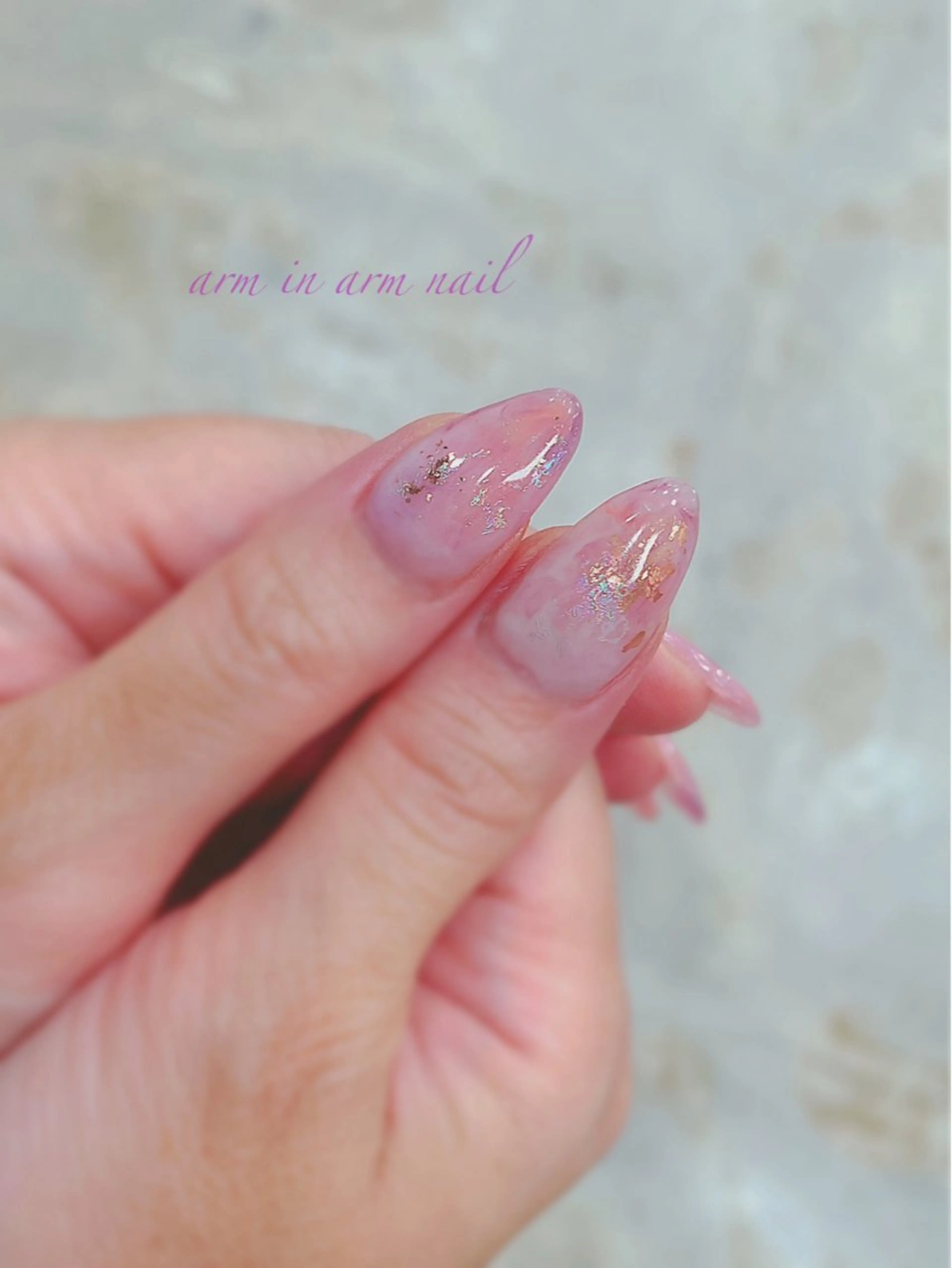 ネイル arm in arm ︎✿Yamamotoのマツエク・マツパデザイン