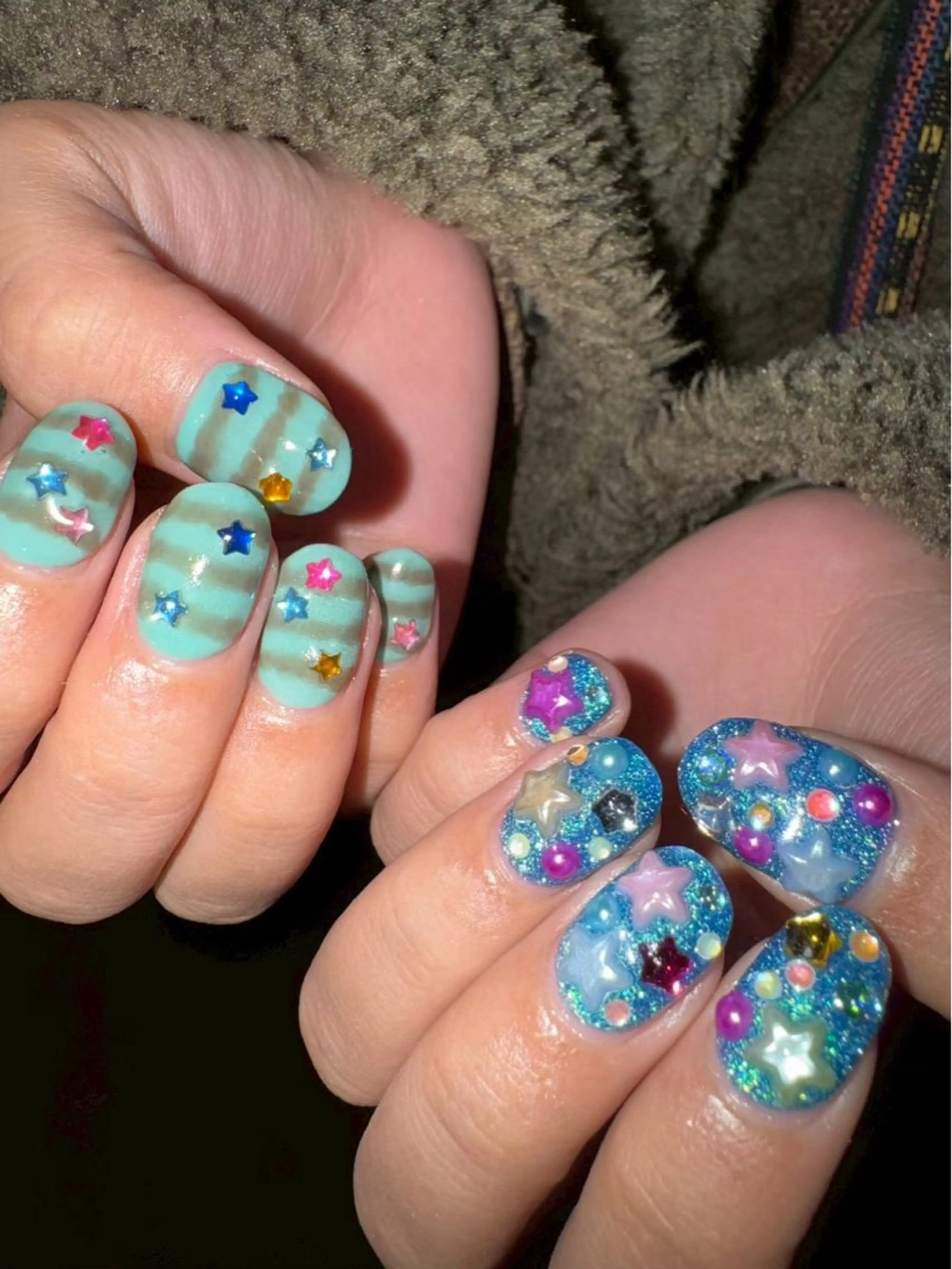 ネイル かわいいおつめ 林のネイルデザイン