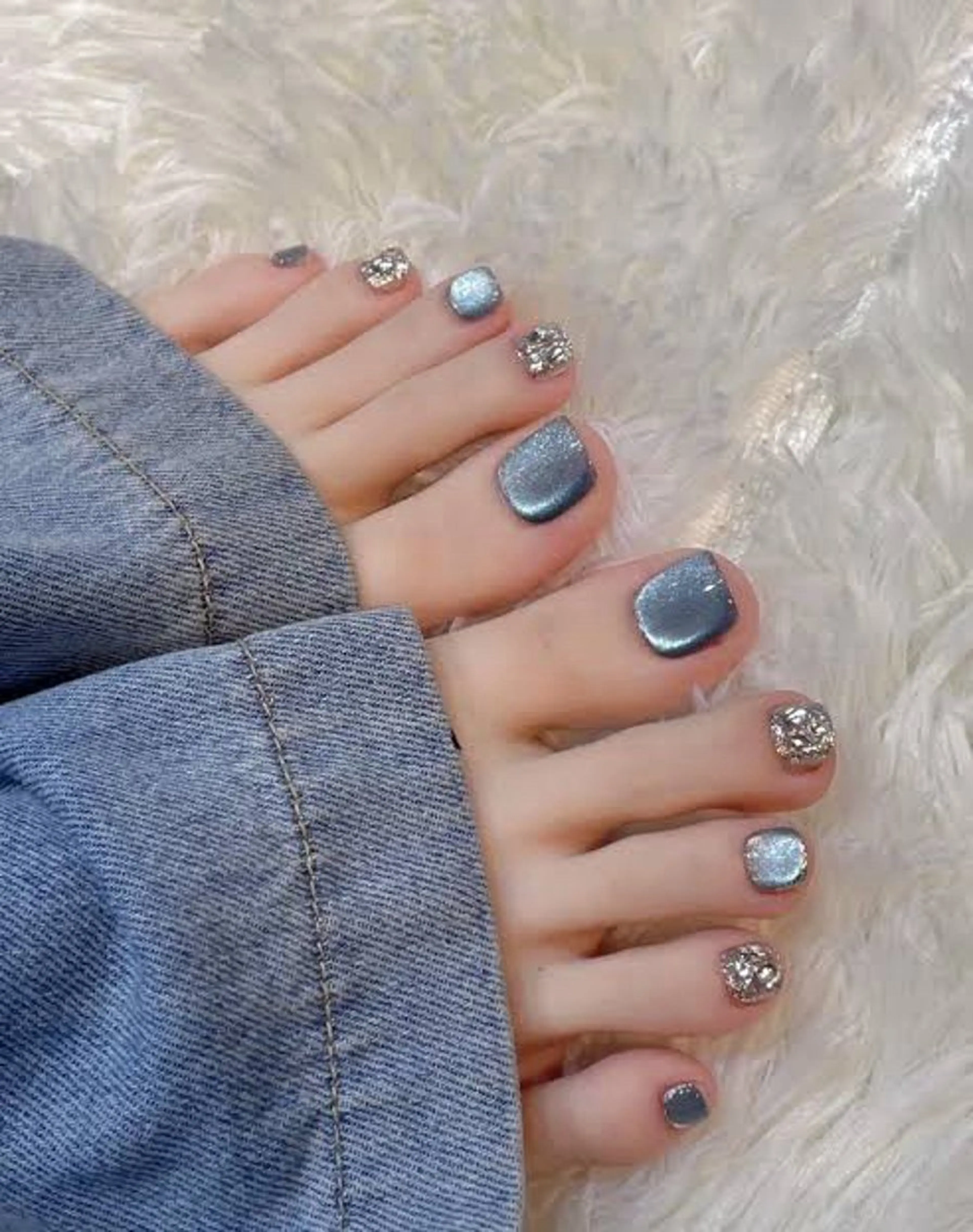 フットマグネットネイル(オフなし)🩷の写真