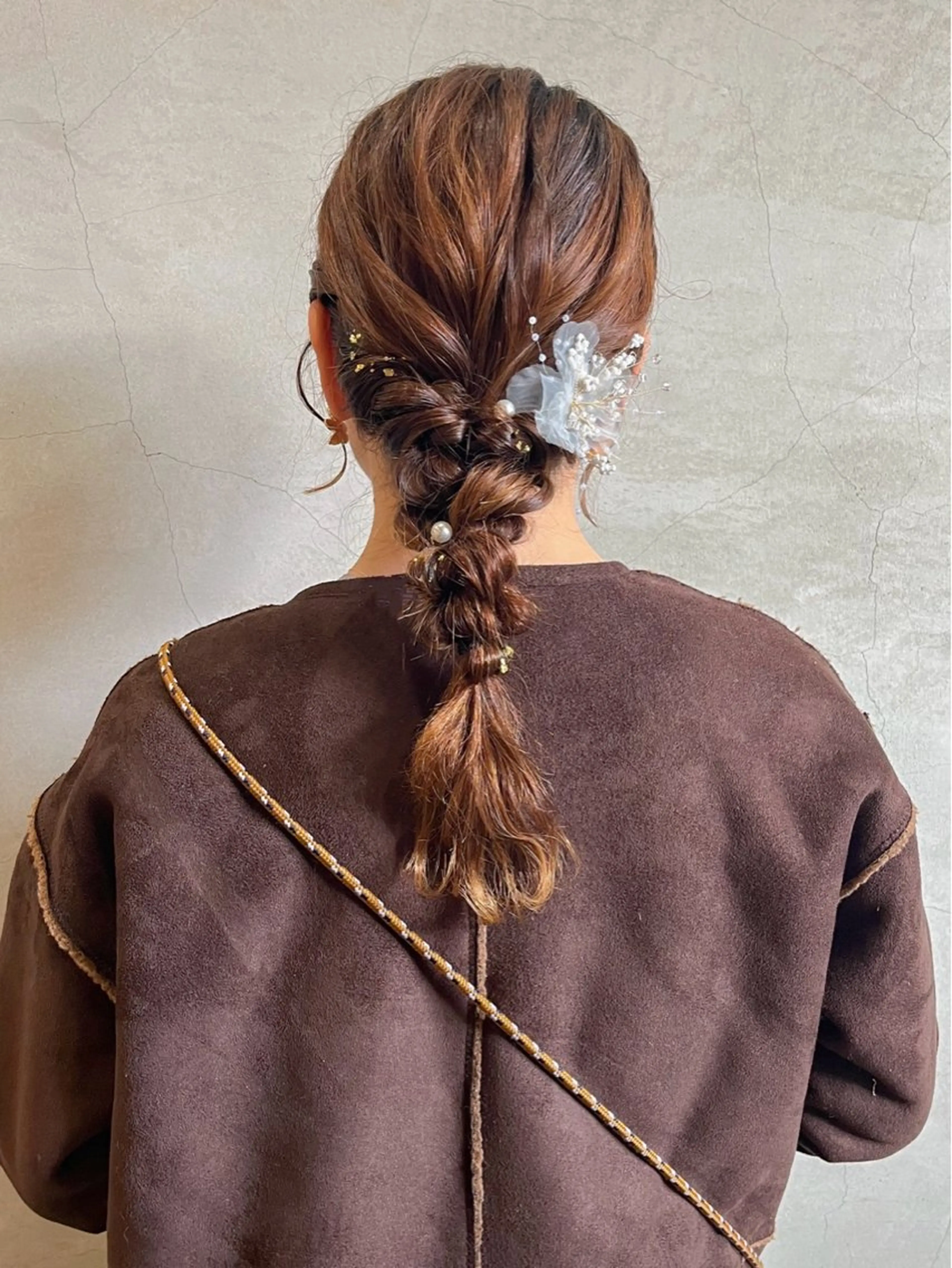 ヘアアレンジ Musee plume所属・荻野七菜子 ボブのヘアスタイル