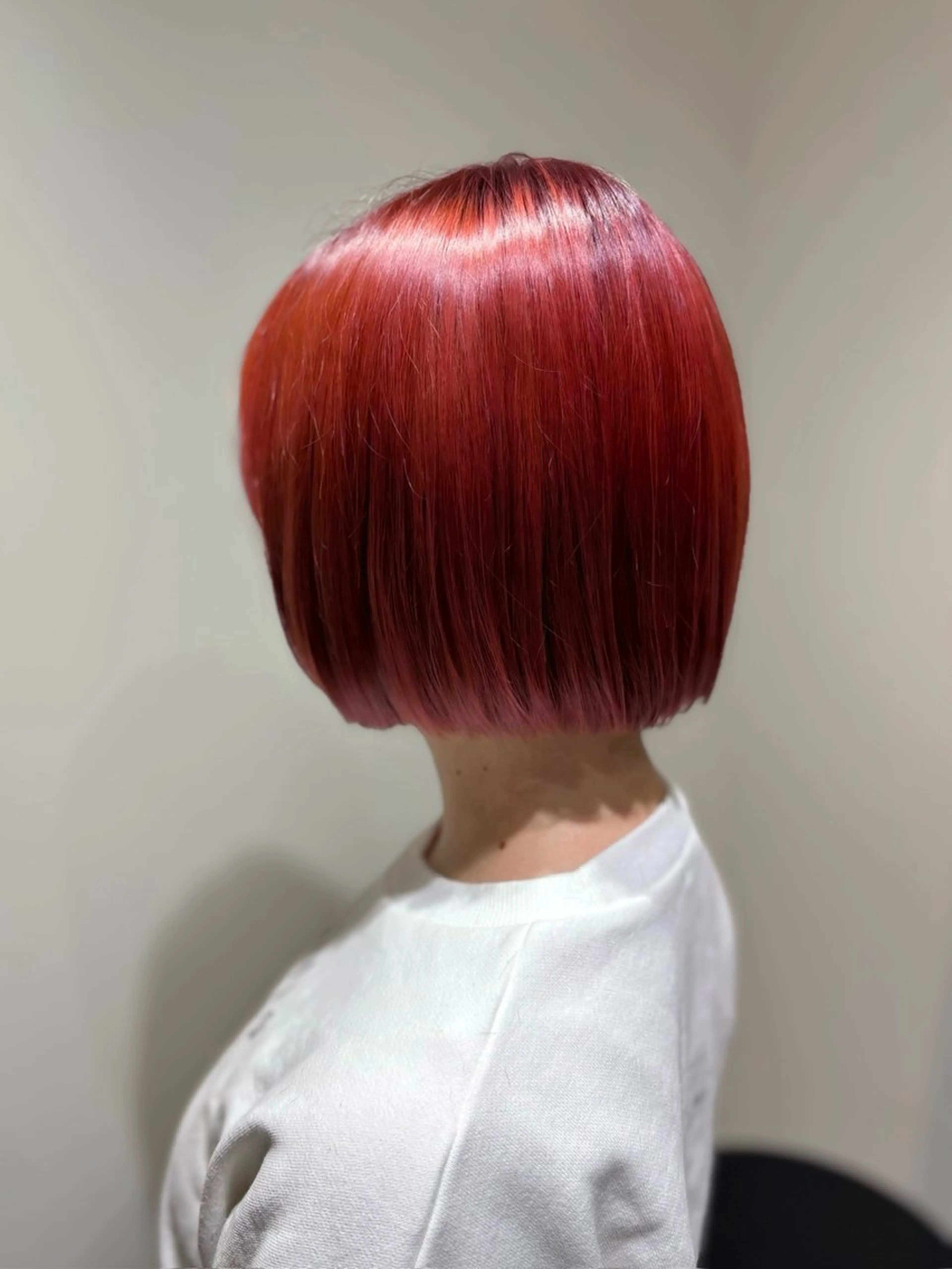 ショート カラー ピンクカラー ヘアカラー ducha所属・DUCHA Tomida naoのヘアスタイル