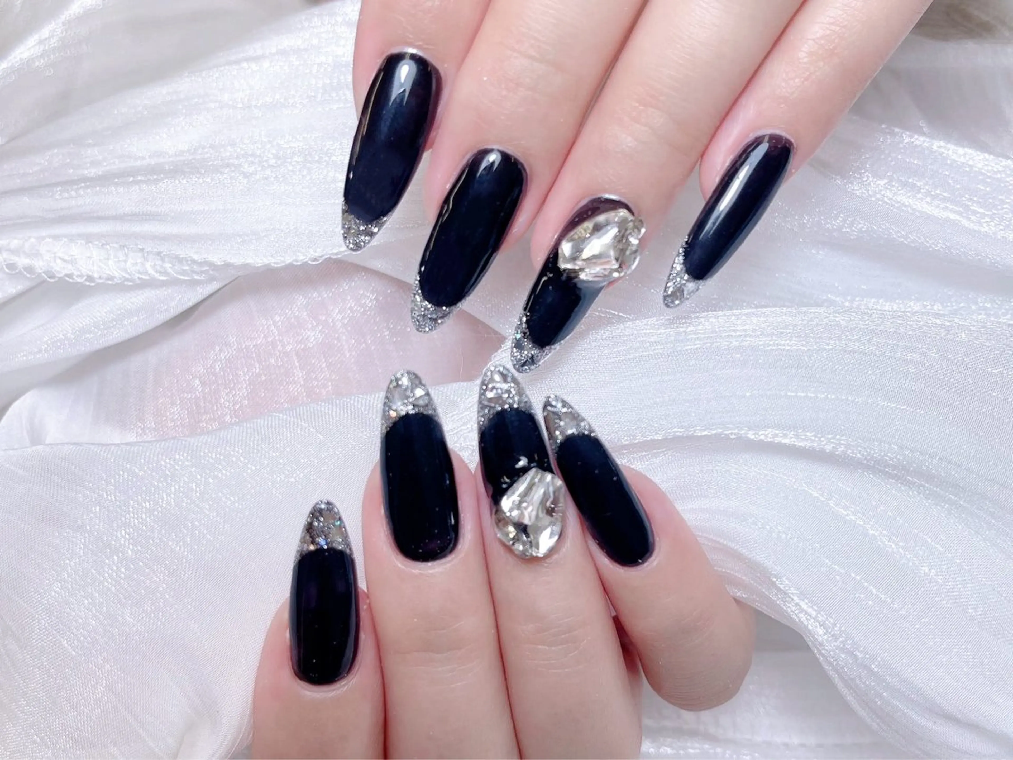 ネイル ハンドネイル M🌷nail 長さだし専門店のネイルデザイン