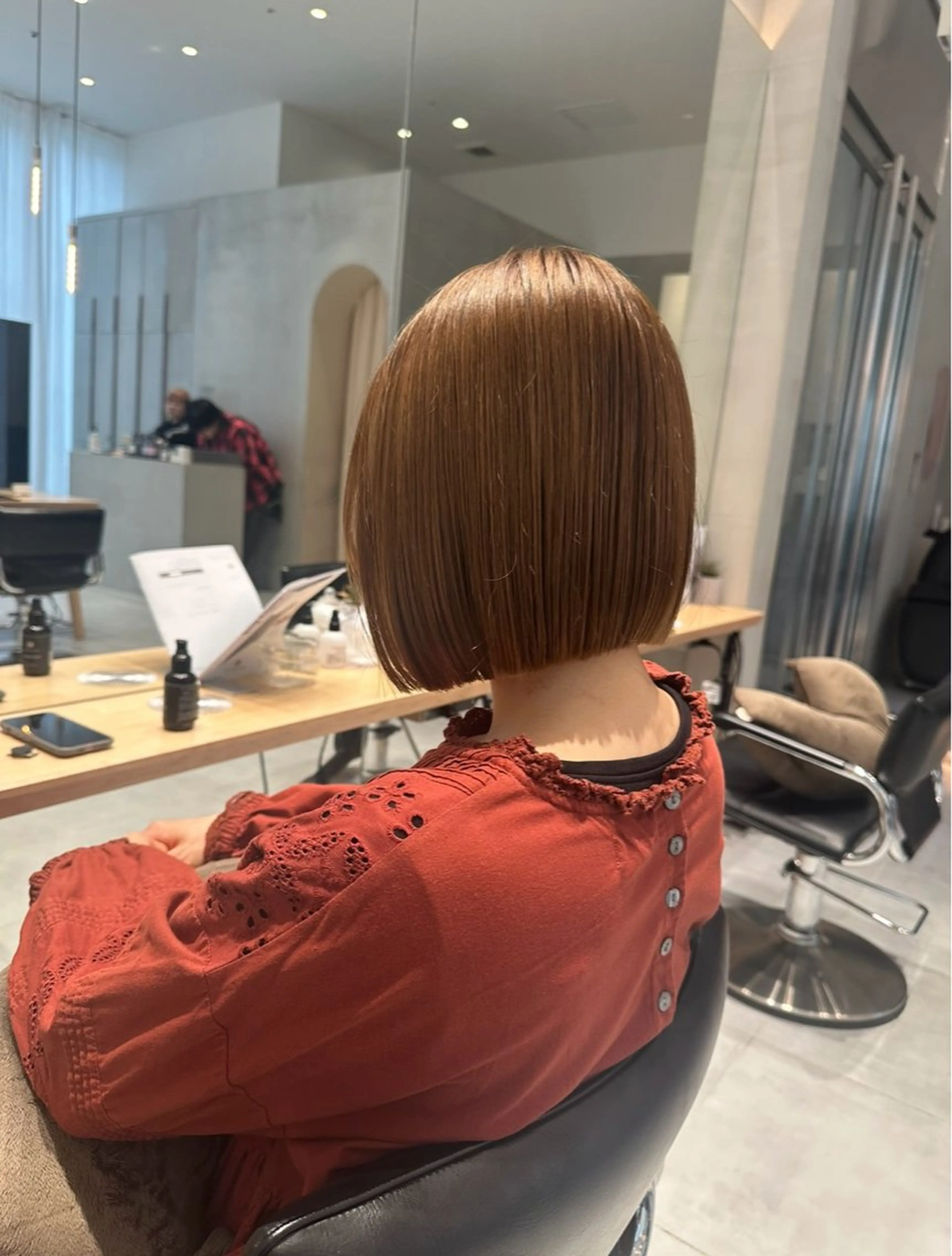 ミディアム 暗髪🐈‍⬛艶髪☔︎ 愛弥のヘアスタイル