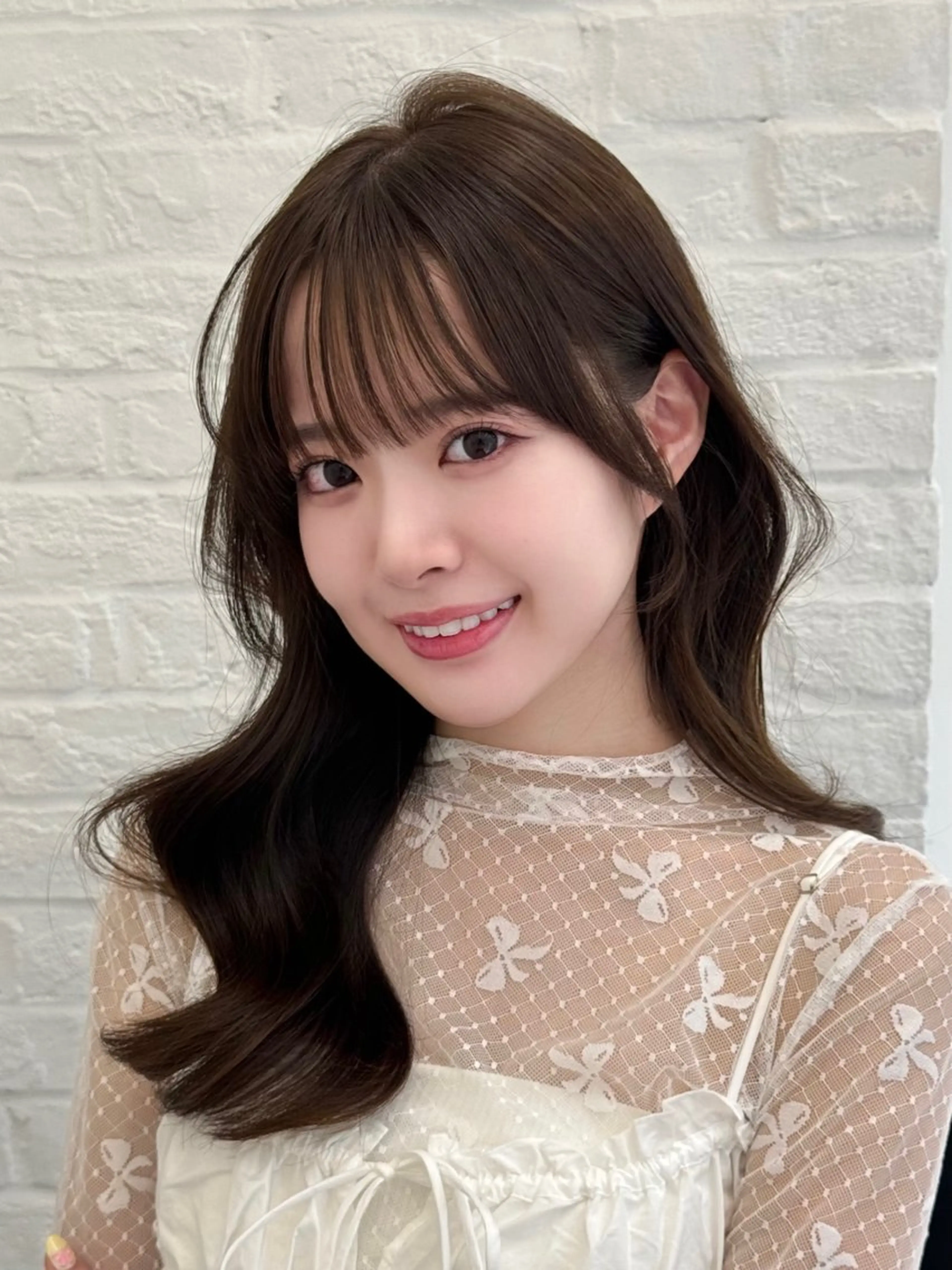 セミロング 映える顔まわり/前髪 特化 💗 ユキマのヘアスタイル