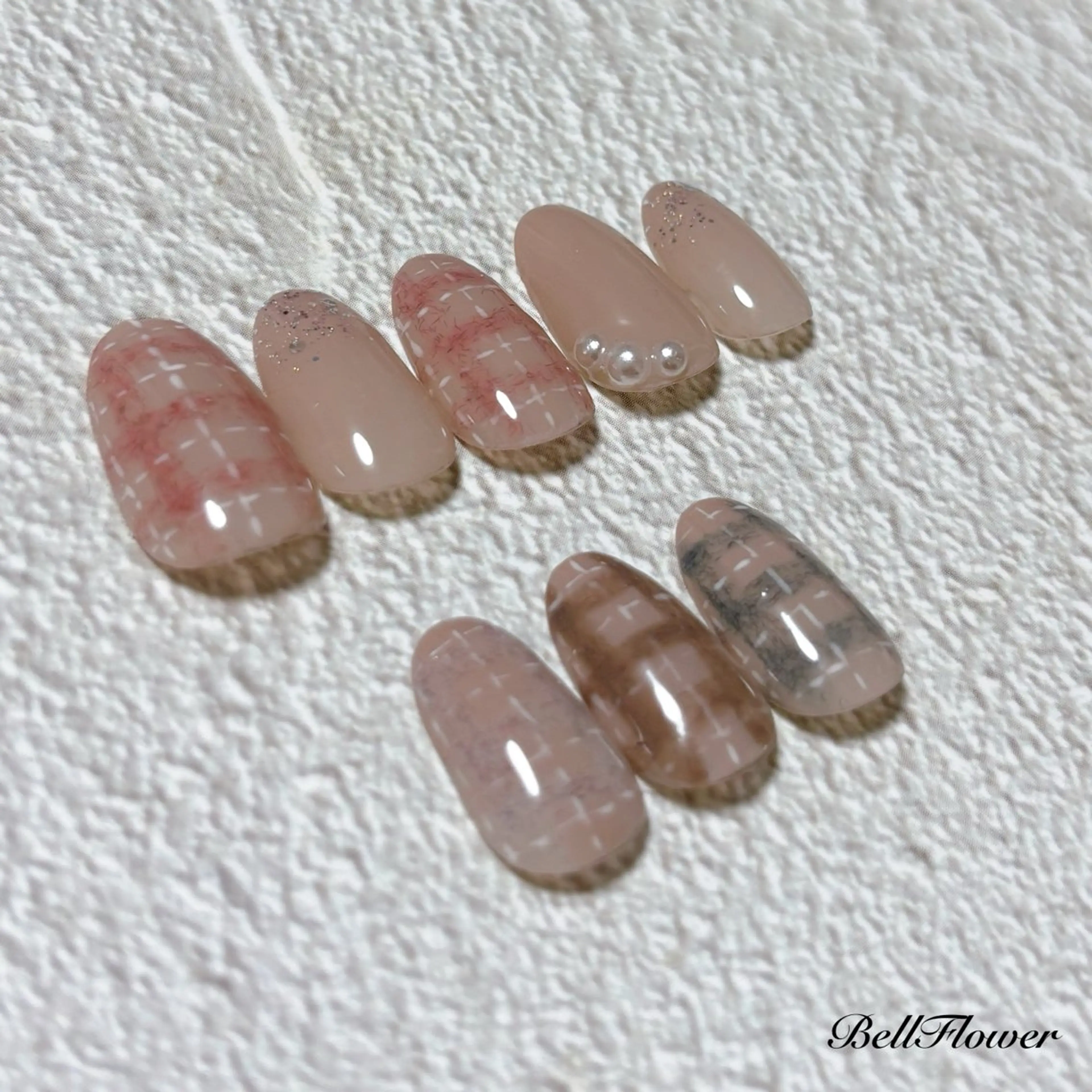 ネイル ハンドネイル Bell Flowerのネイルデザイン