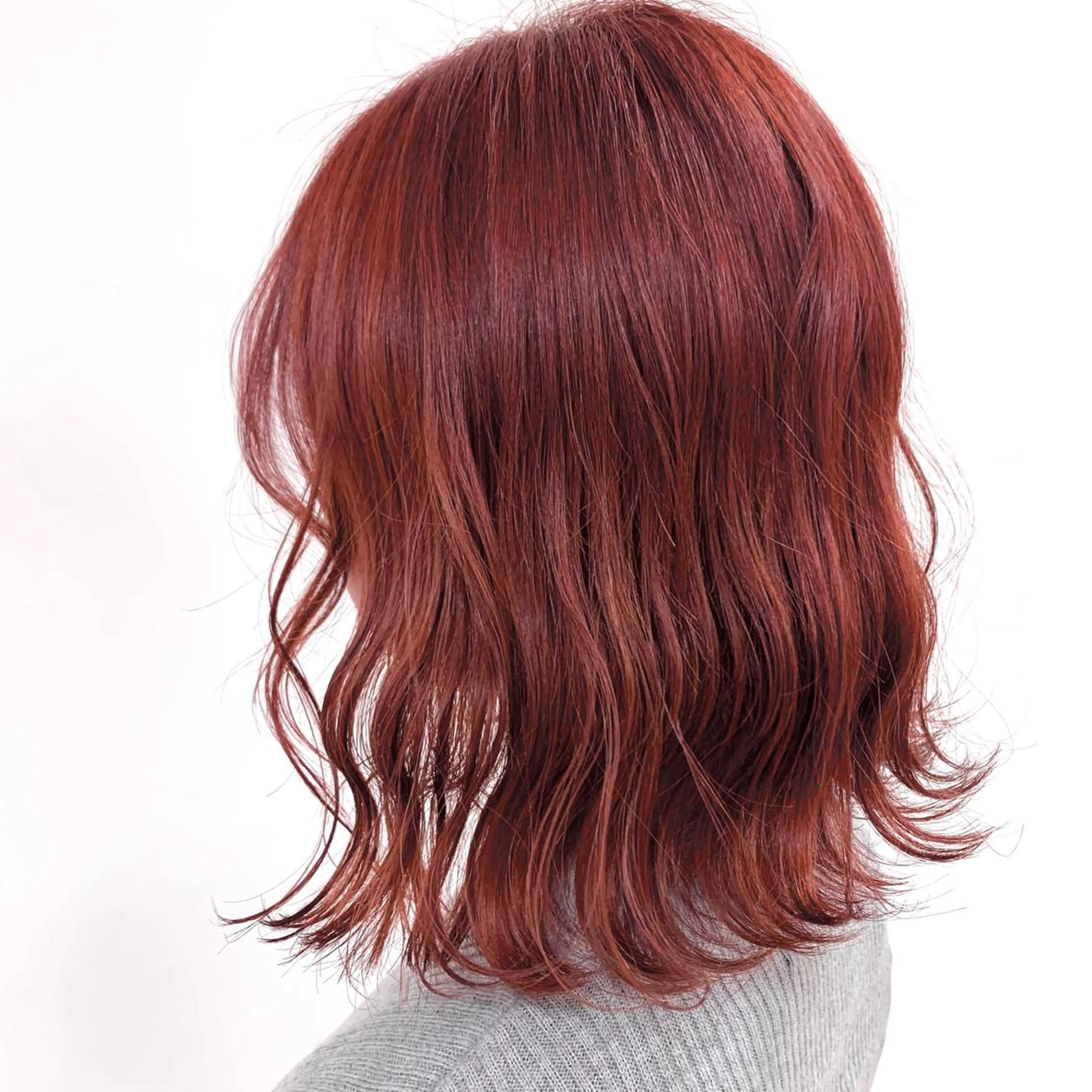 セミロング カラー 暖色専門美容師🎀 お客様満足度◎のヘアスタイル