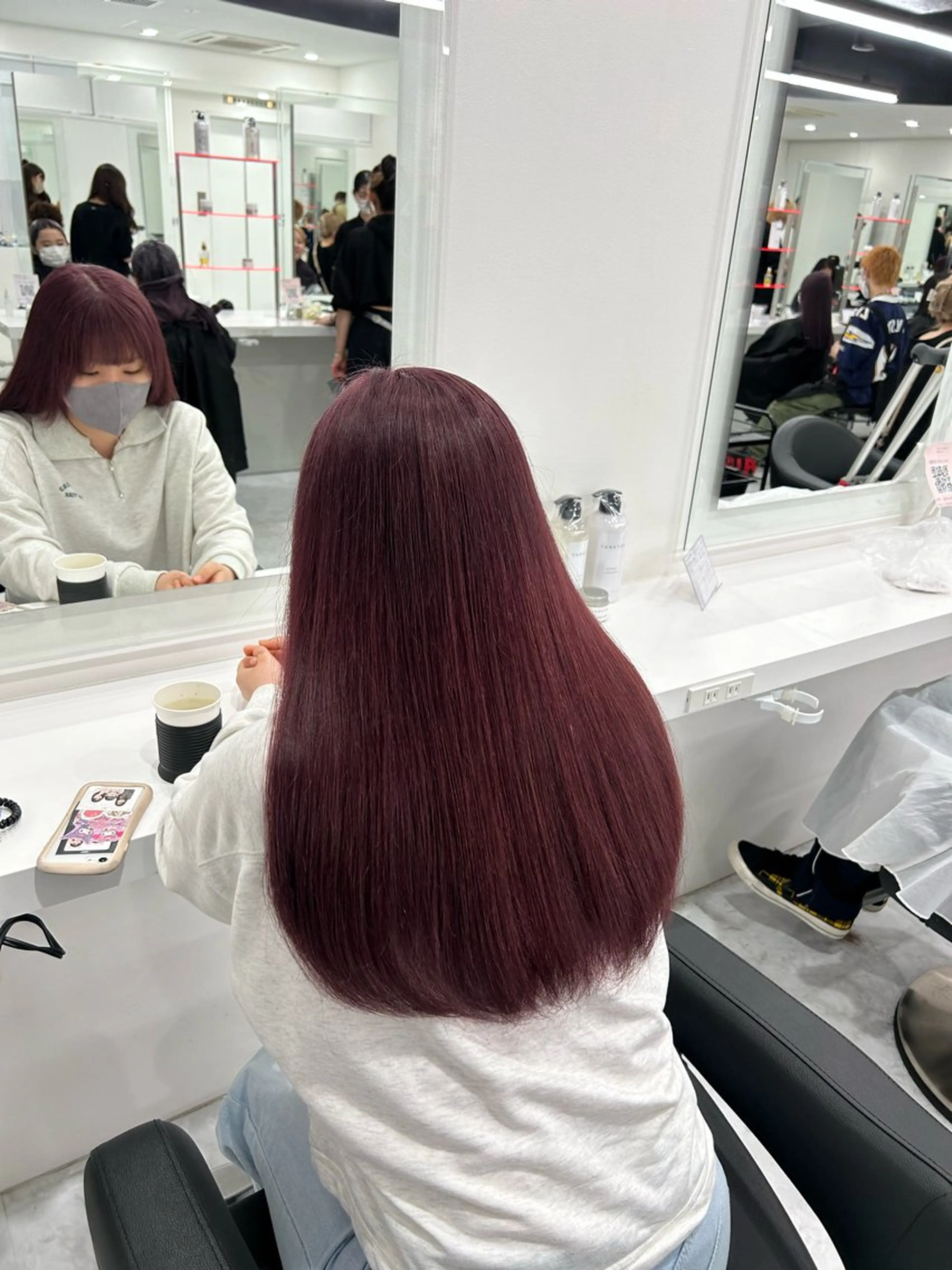 カラー ヘアカラー トリートメント ブリーチなし透明感 💗RYOTAのヘアスタイル