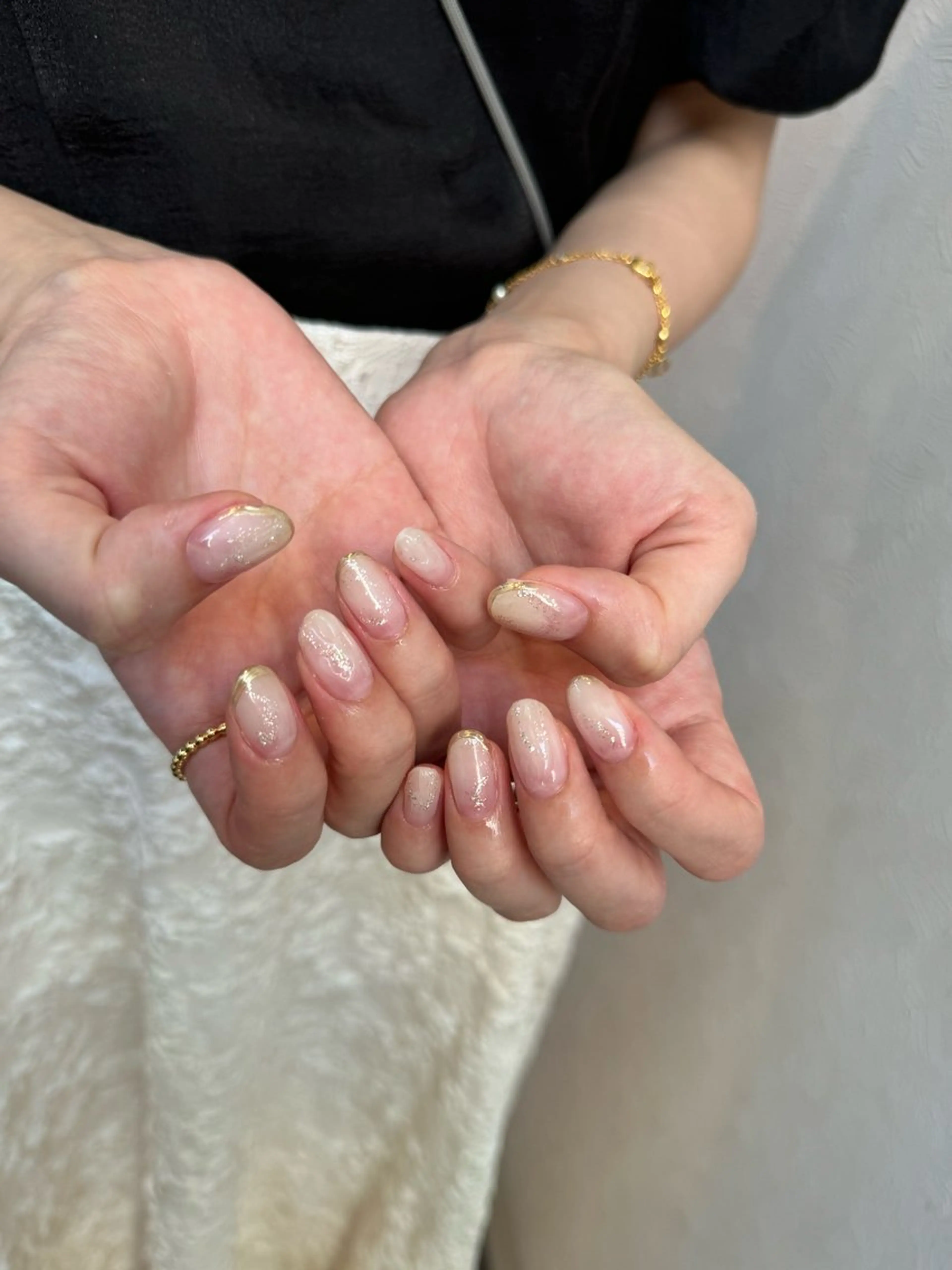 ネイル フレンチネイル 韓国ネイル マグネットネイル メンズネイル ニュアンスネイル ハンドネイル GRANDE大須 Cecil💜のネイルデザイン