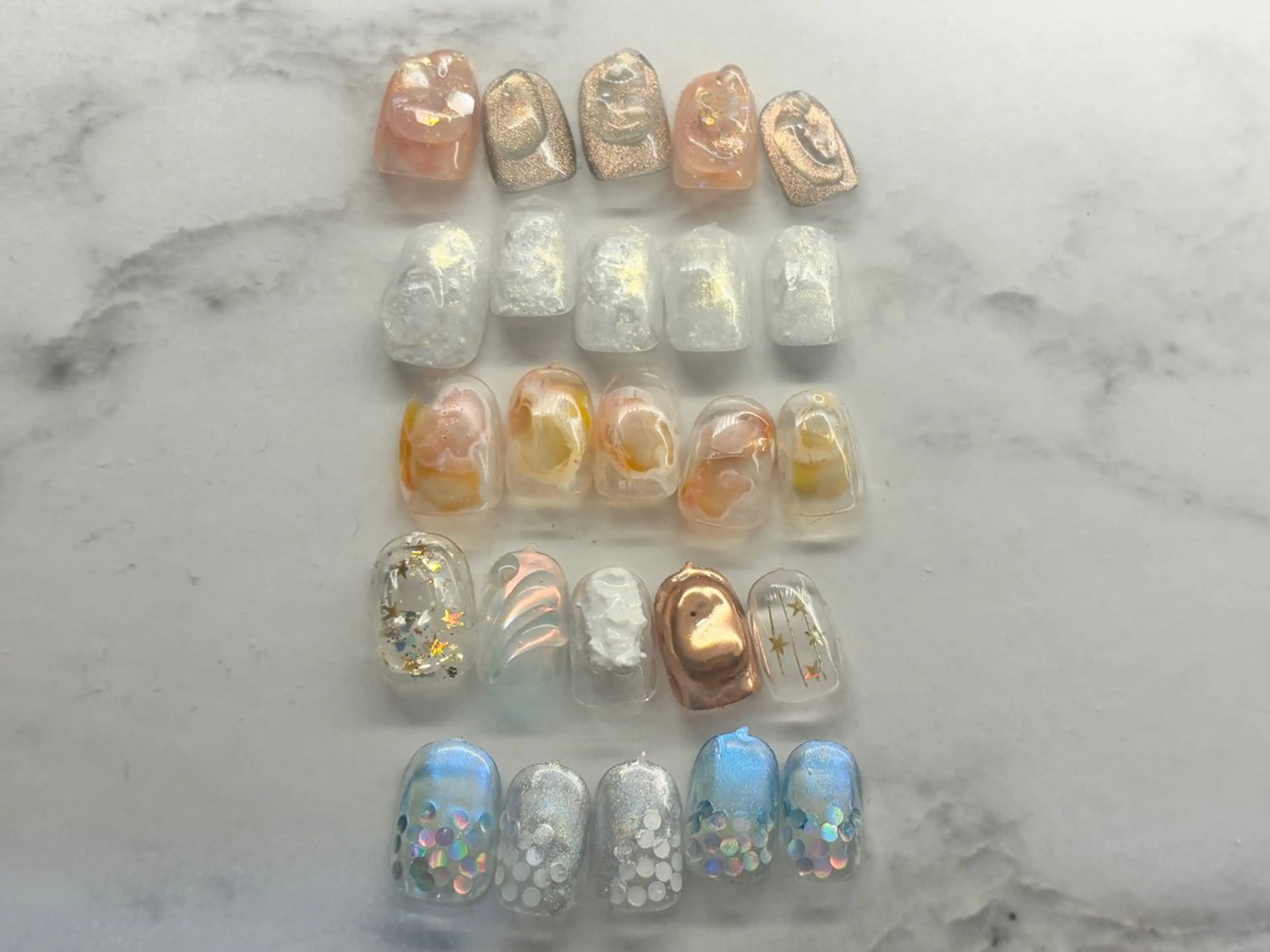 ネイル ハンドネイル フットネイル ゆびノさき茨木店 ニュアンス/アートのネイルデザイン