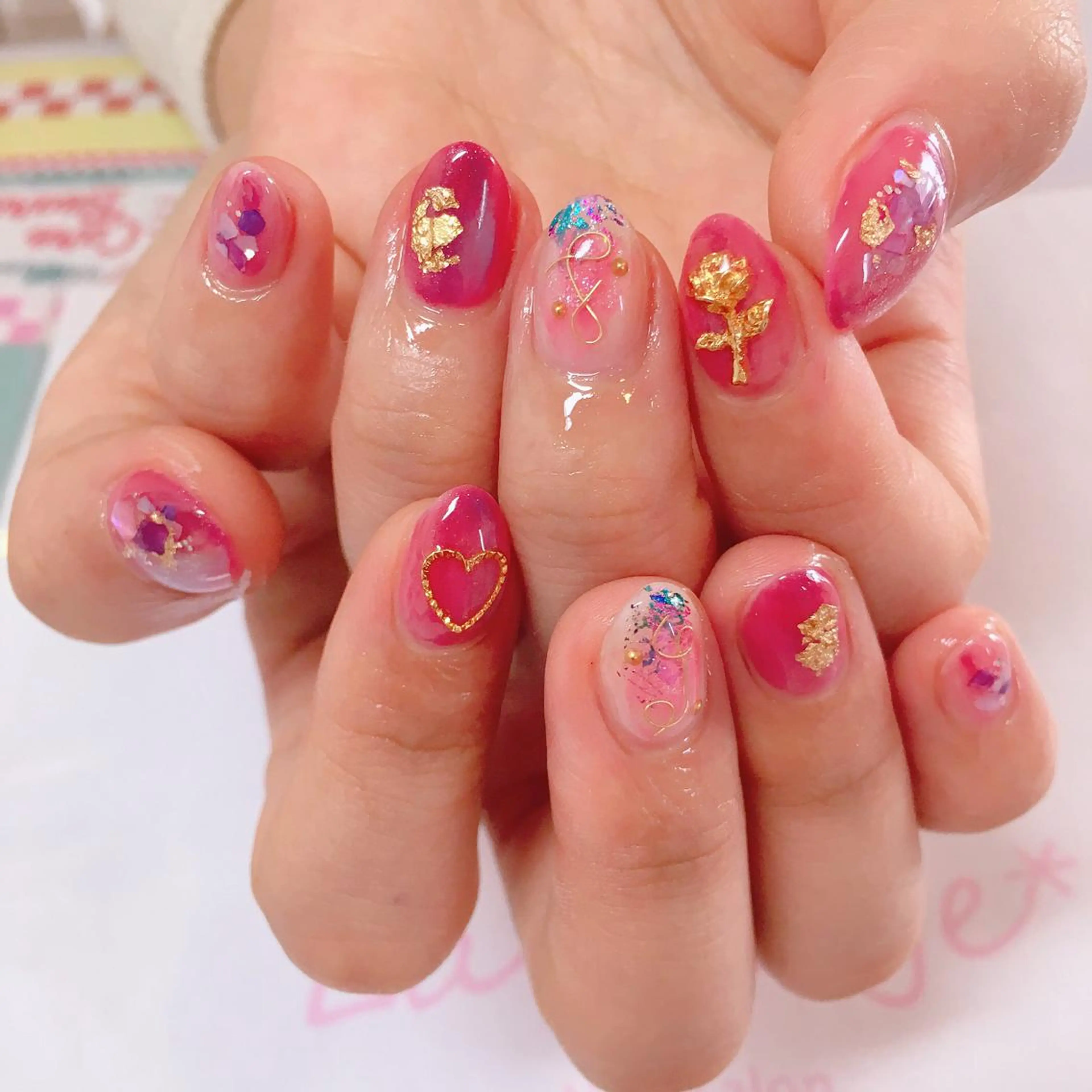 ネイル La neige* yuki 🥯🍑のネイルデザイン