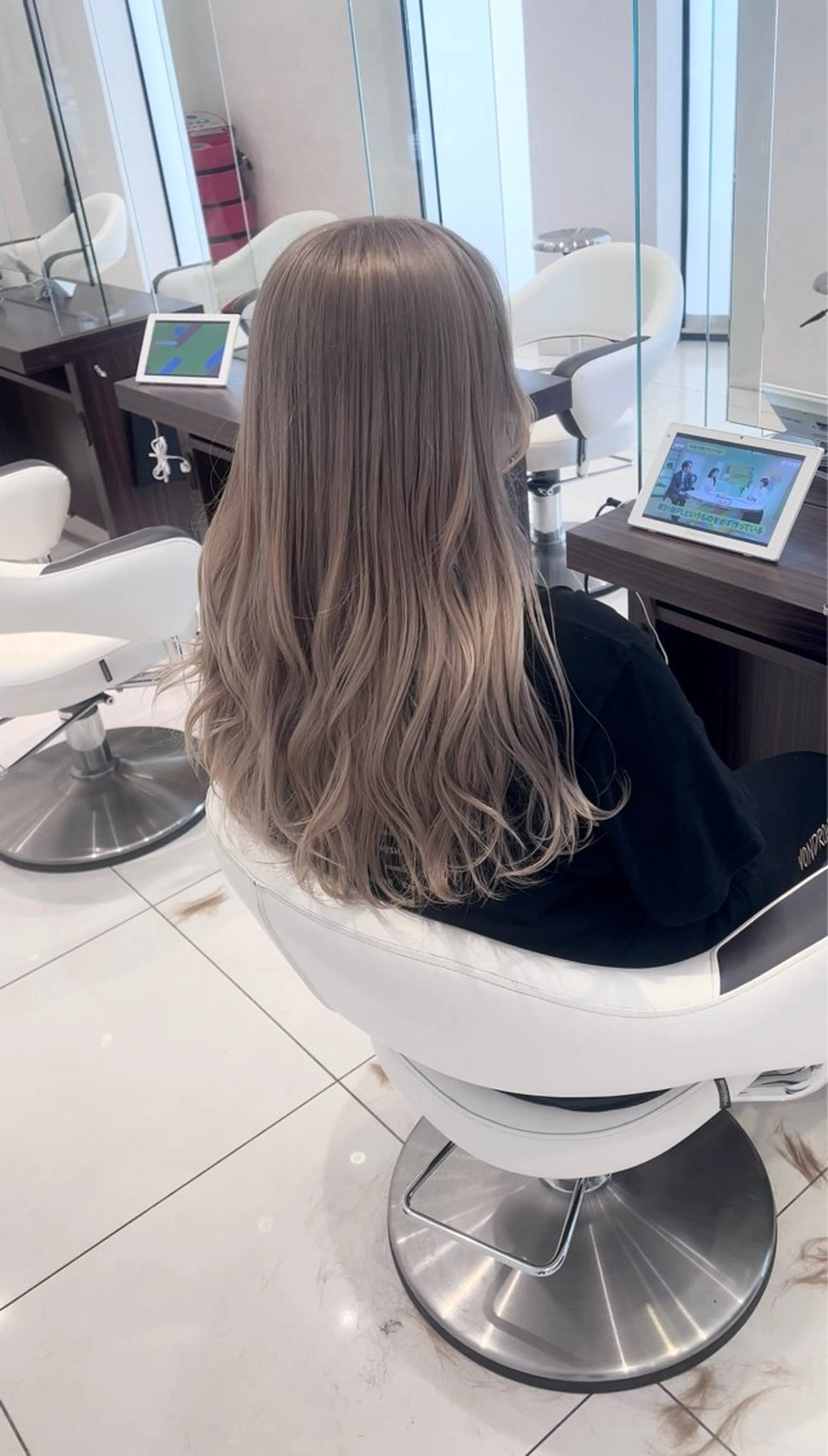 ロング カット ヘアカラー トリートメント earth甲府昭和店 東　允のヘアスタイル