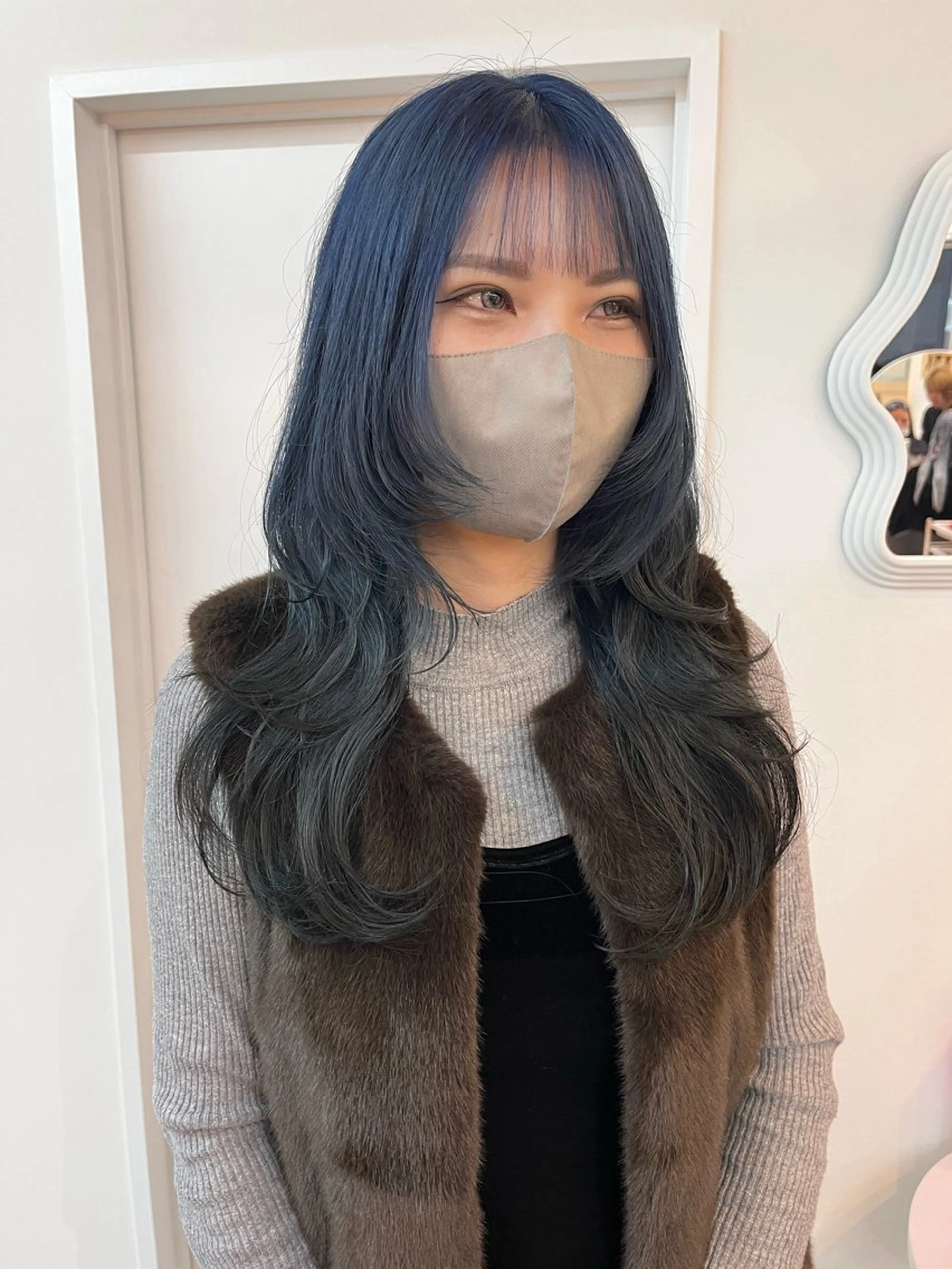 ロング カラー ヘアカラー レイヤーカット/韓国 ヘア/ honokaのヘアスタイル