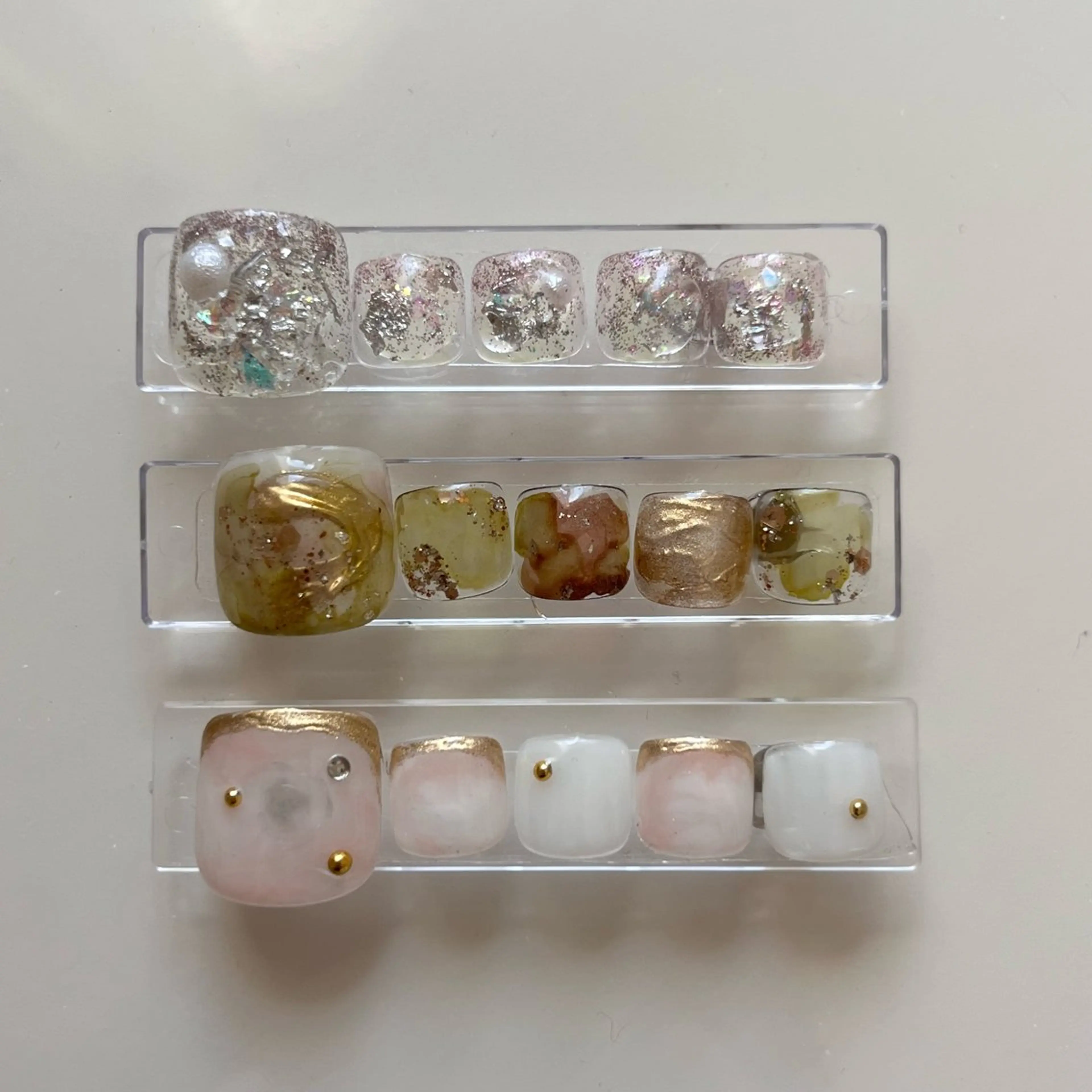 ネイル フットネイル ジェルネイル ミラーネイル 春ネイル フットネイル tamu nail 　金町のネイルデザイン