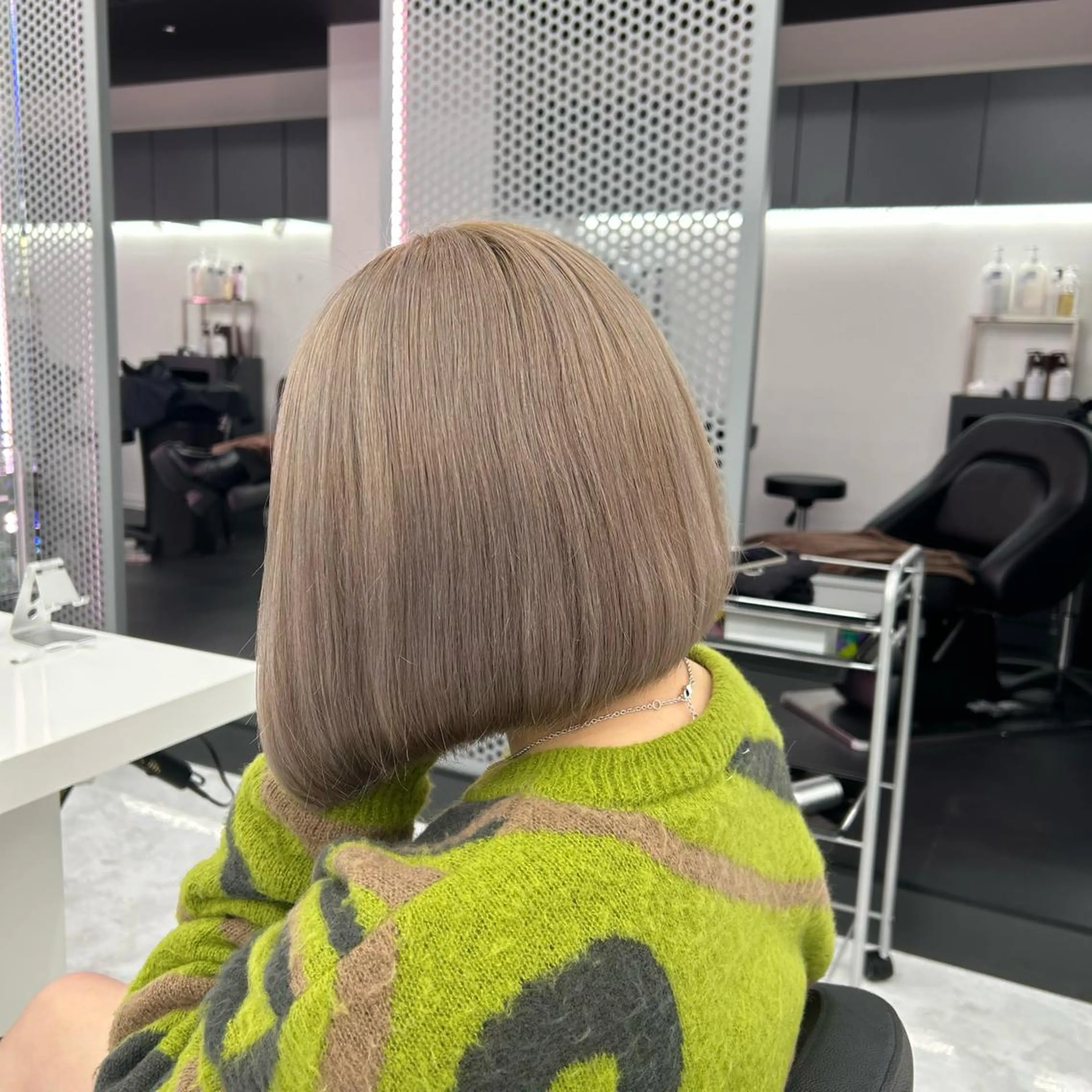 セミロング カラー ヘアアレンジ GOTODAY shair salon 横浜mare店所属・透明感抜群カラー mai🍑♡のヘアスタイル