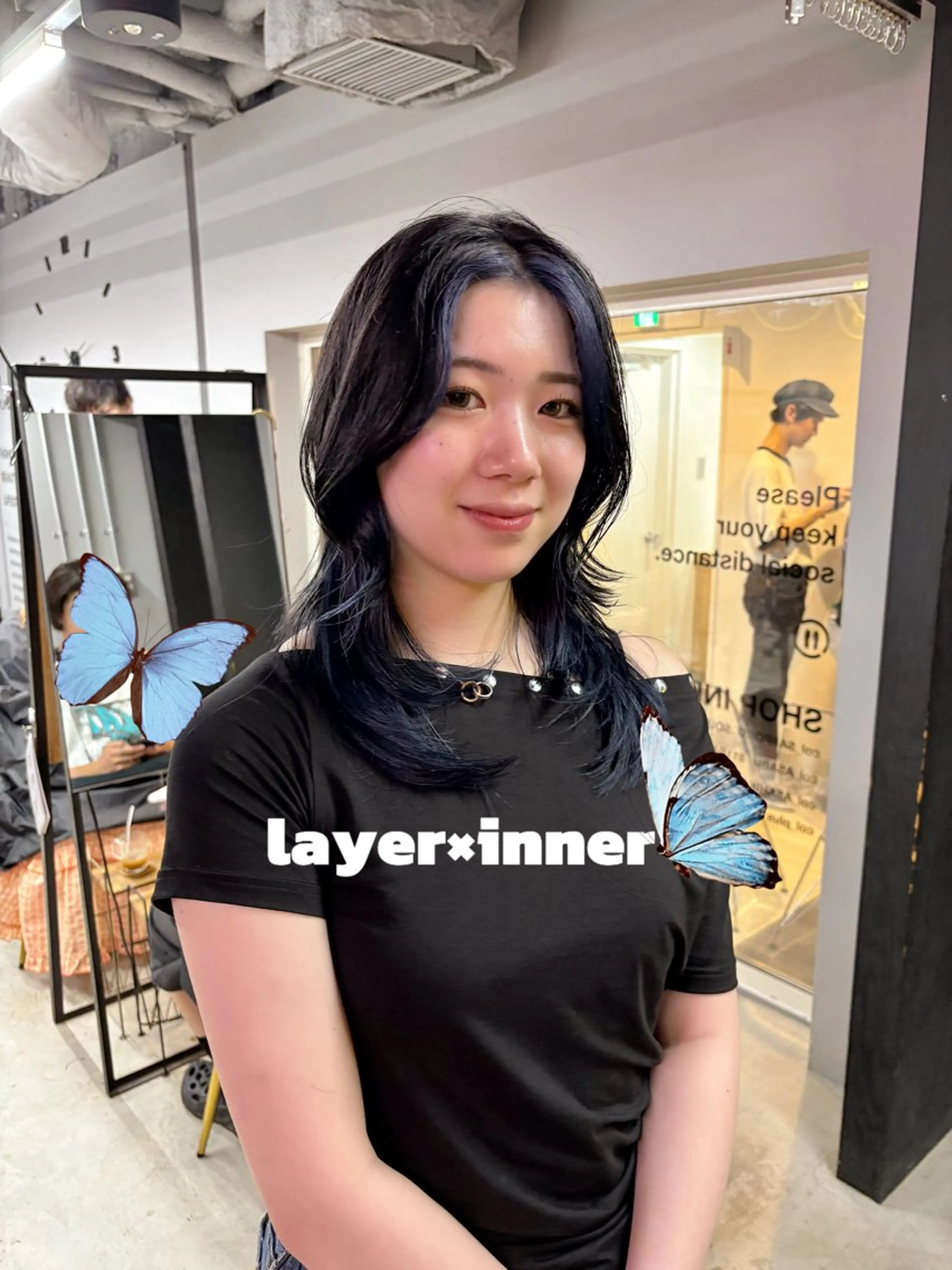 【平日限定！】韓国風カット&トレンドカラー+プチヘッドスパ 7150円の写真