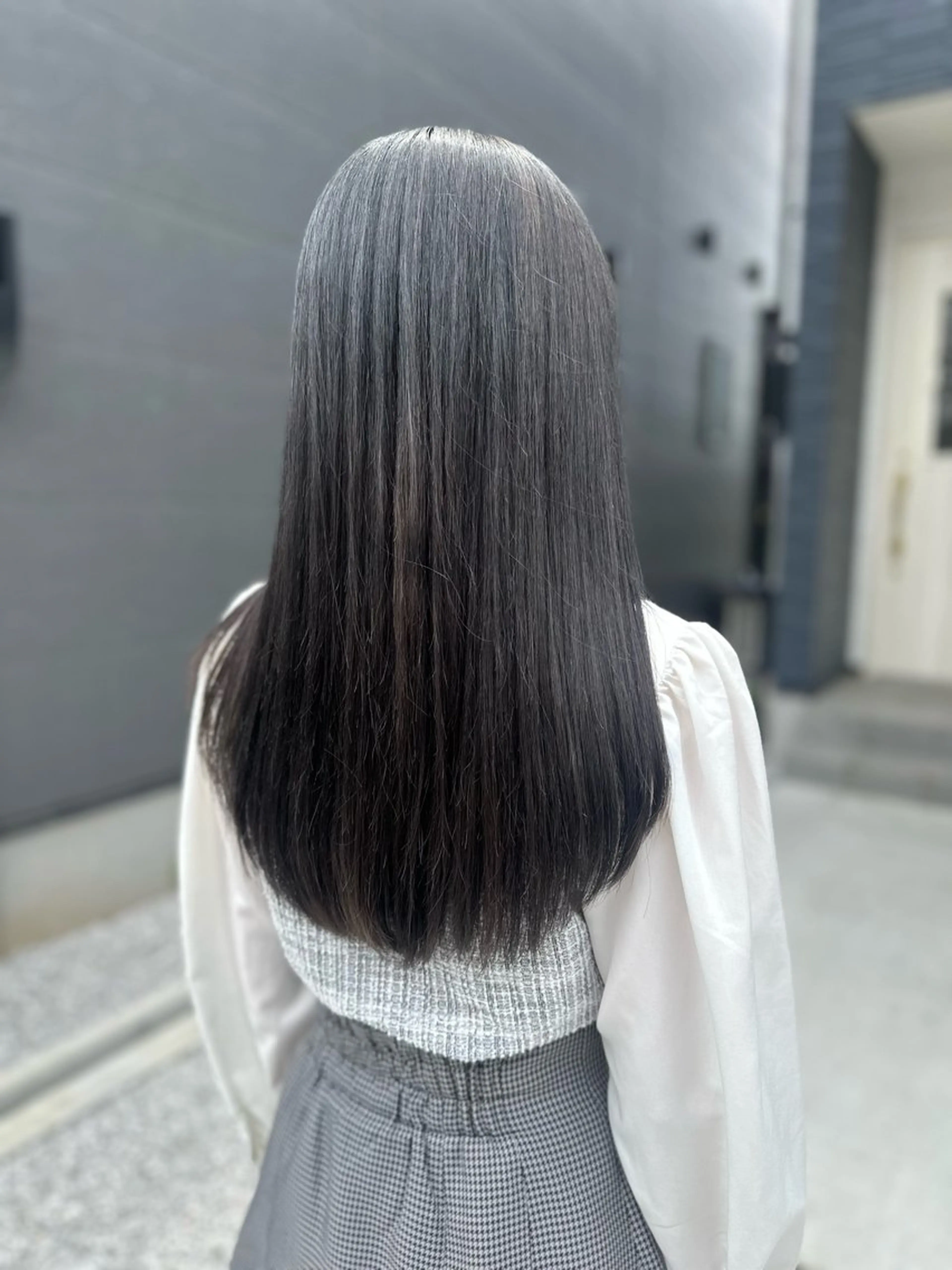ロング カラー カット ヘアカラー トリートメント K Harukaのヘアスタイル