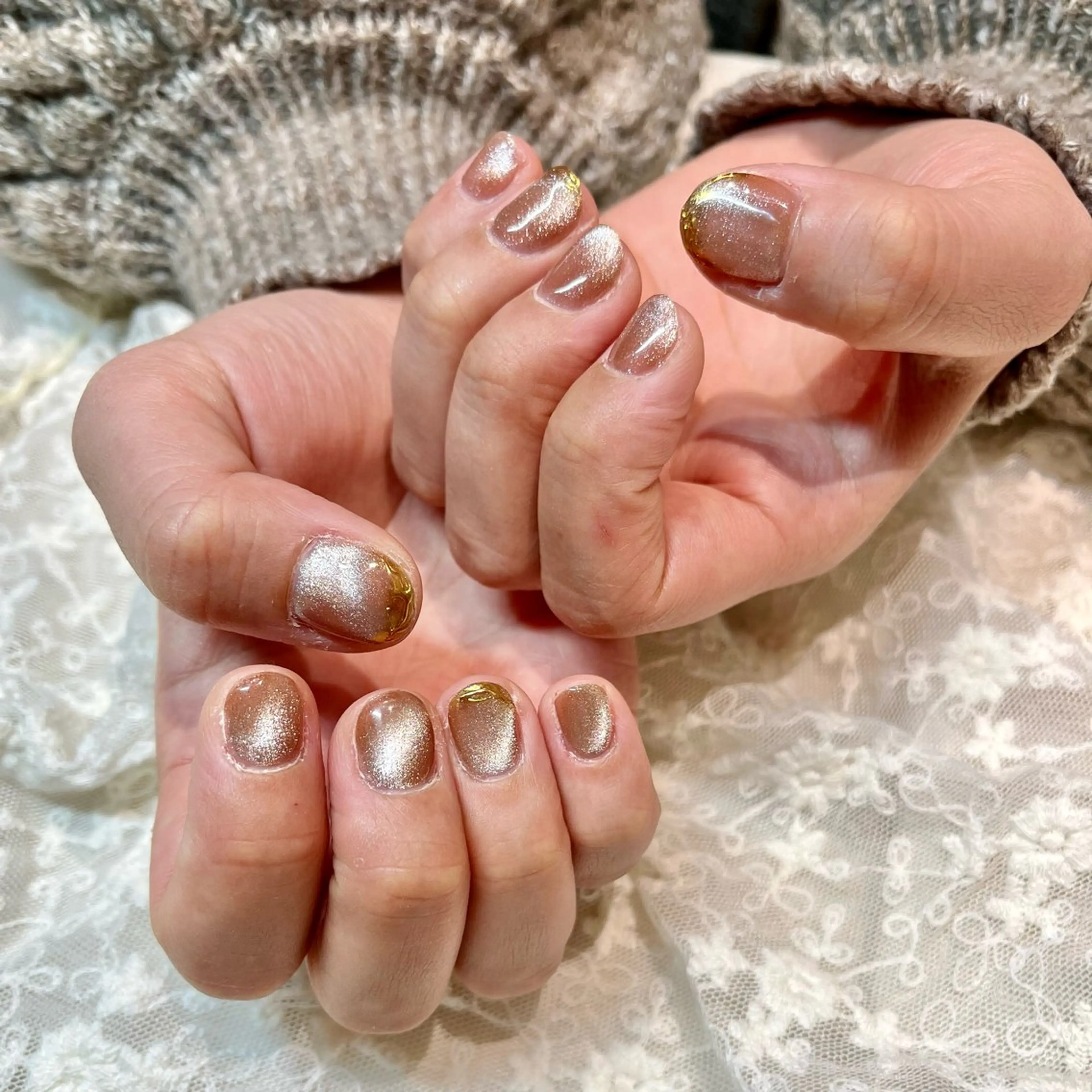 ネイル マグネットネイル Rizm secret所属・hitomi ︎✿のネイルデザイン