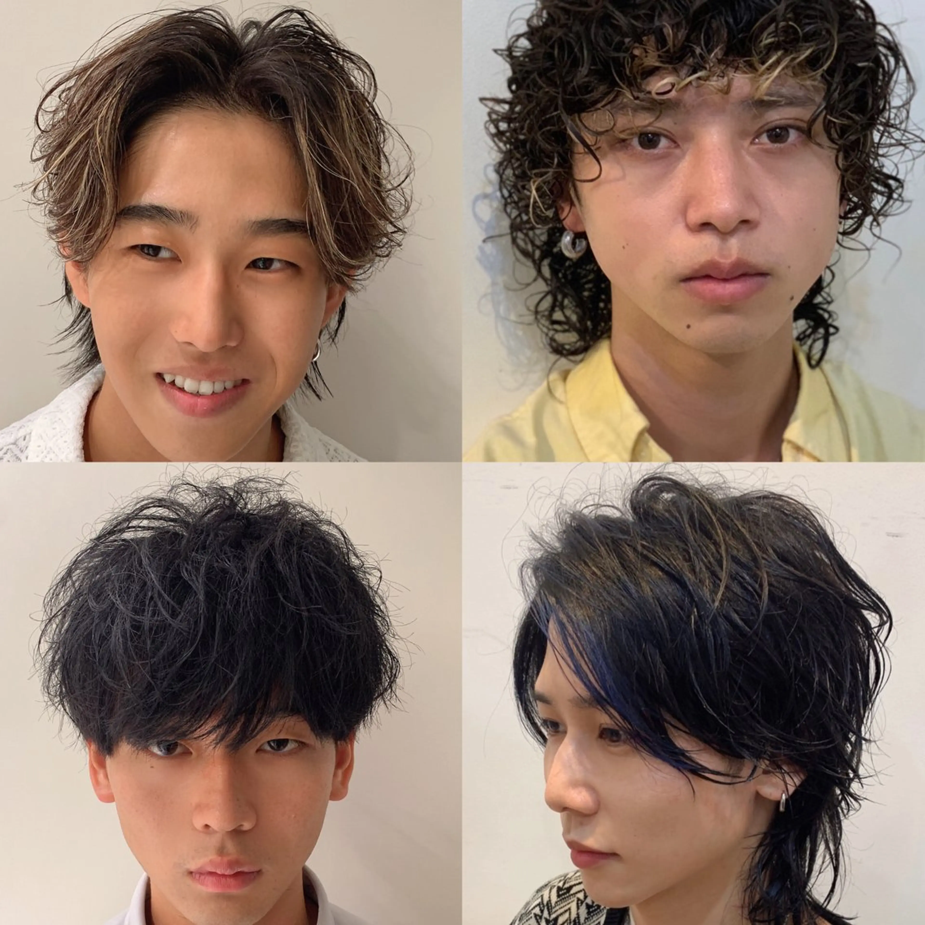 パーマ メンズ カット パーマ ヘアセット [渋谷美容師] 玲弥のヘアスタイル