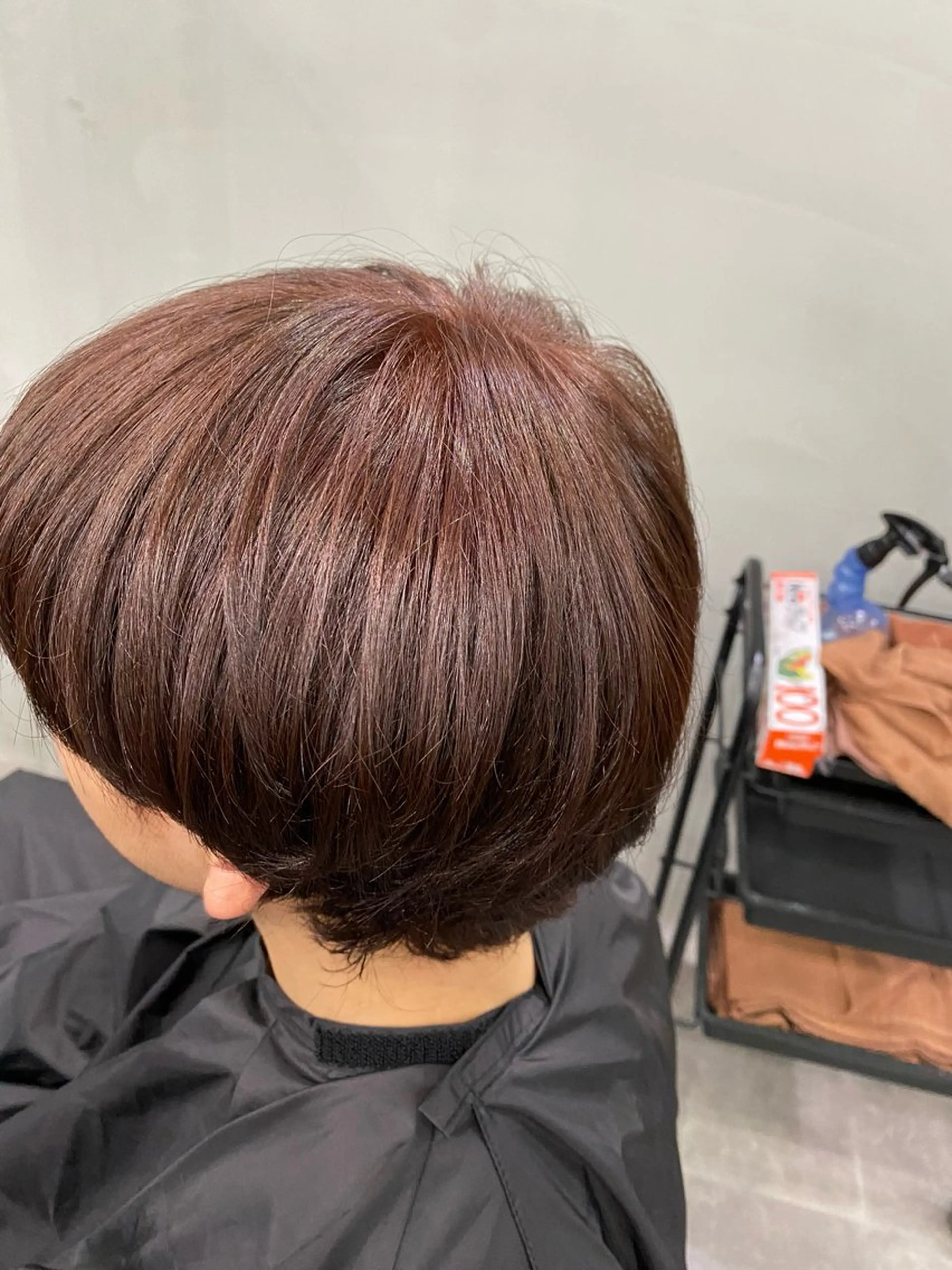 カラー ブリーチ ブリーチなしカラー レッドカラー Cecil hair所属・yui/パーマ/ メンズカットのヘアスタイル