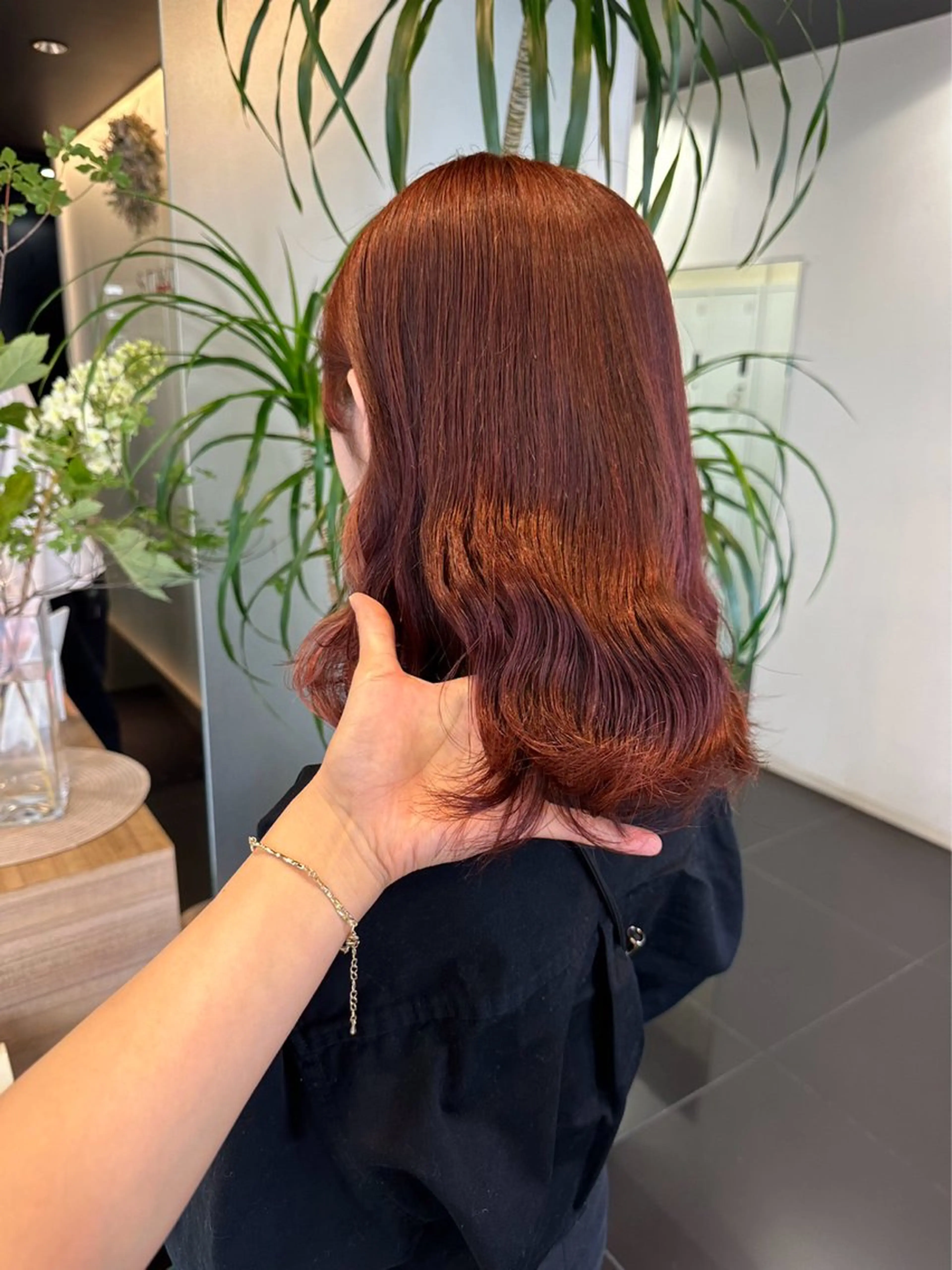 ミディアム カラー ブラウンカラー ピンクカラー suzuna/暖色/ ヘッドスパ/ヘアケアのヘアスタイル