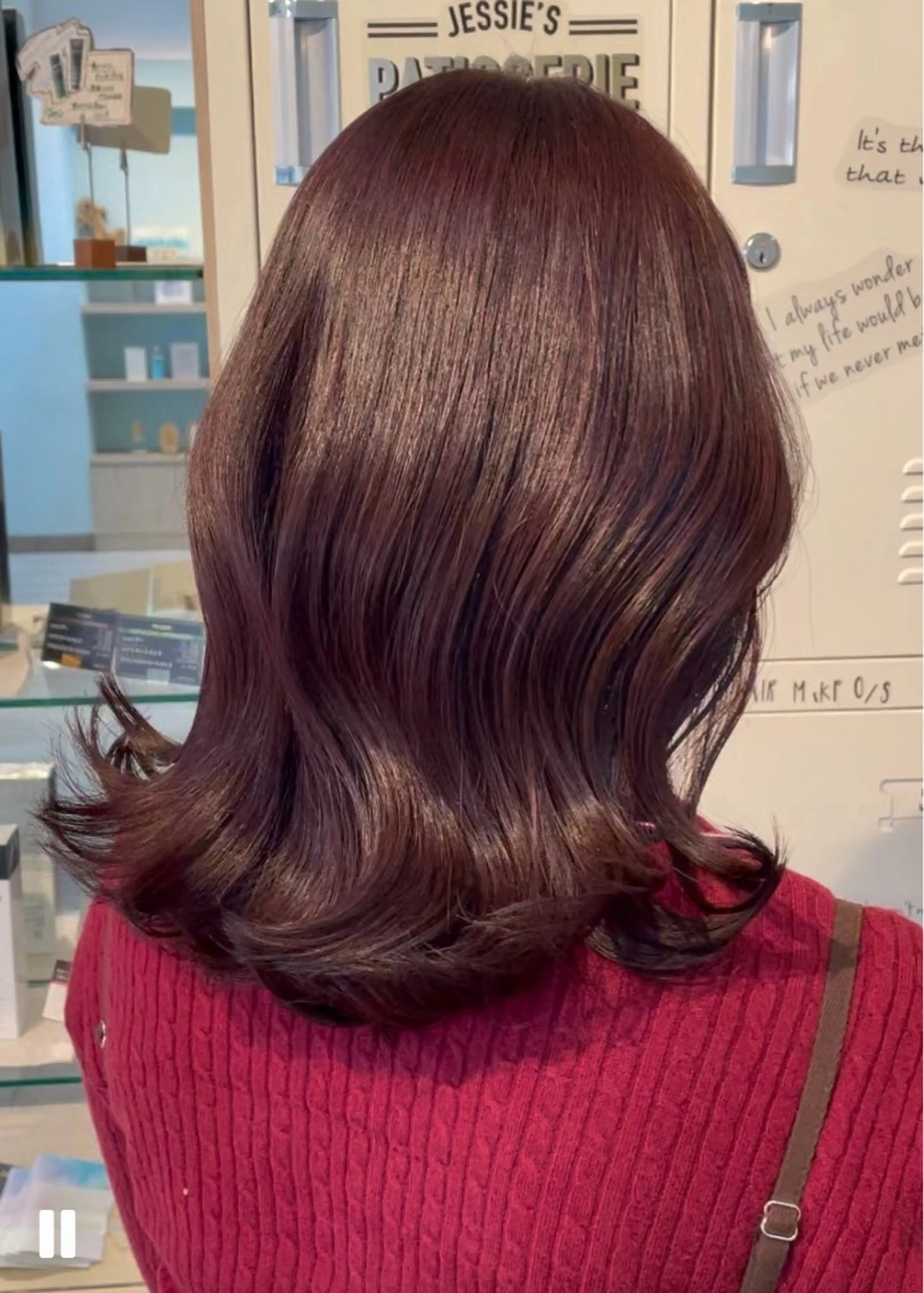 セミロング カット ヘアカラー トリートメント 仙台/艶髪/暗髪/ MIZUHOのヘアスタイル