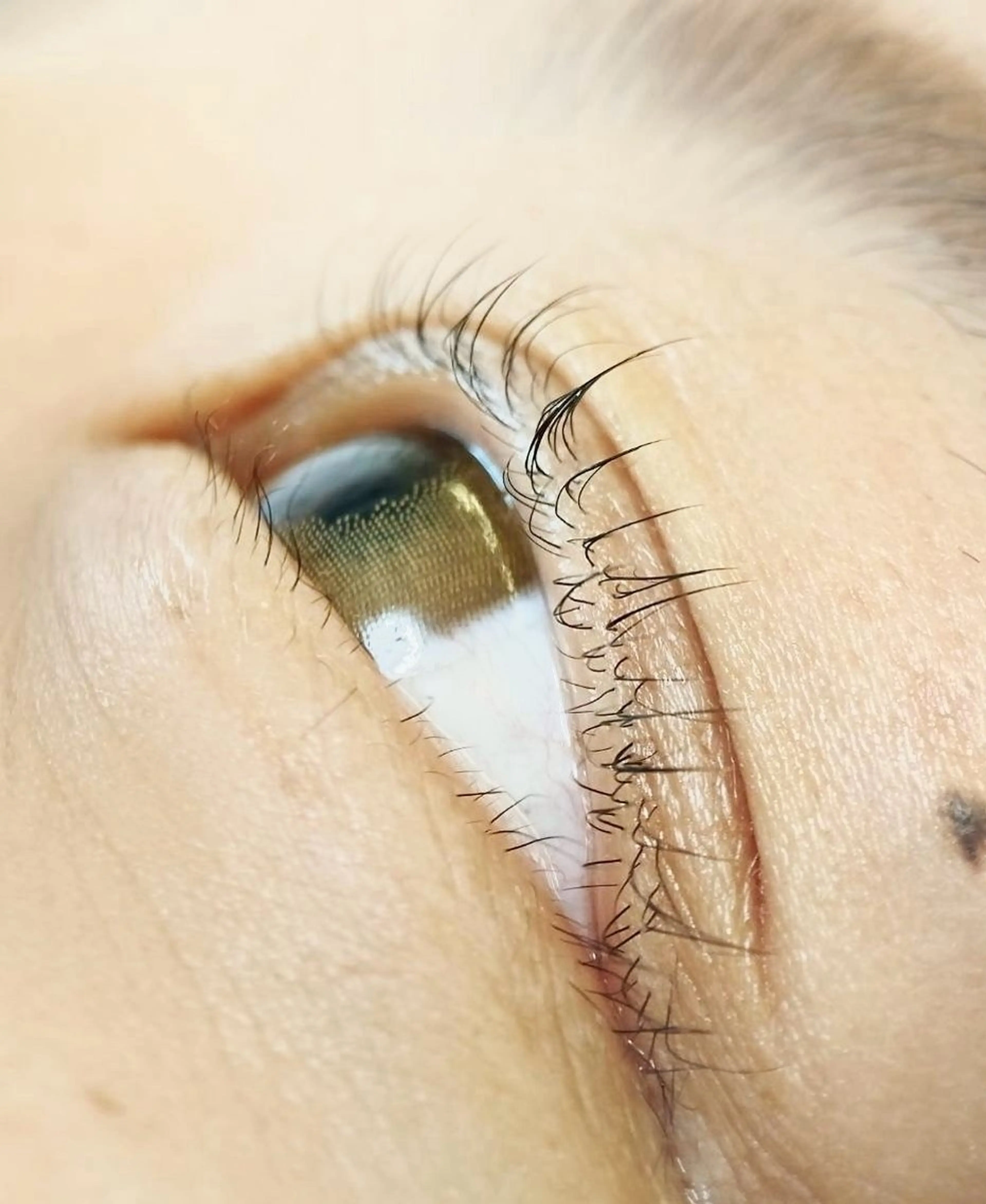 似合わまつ毛カールの写真