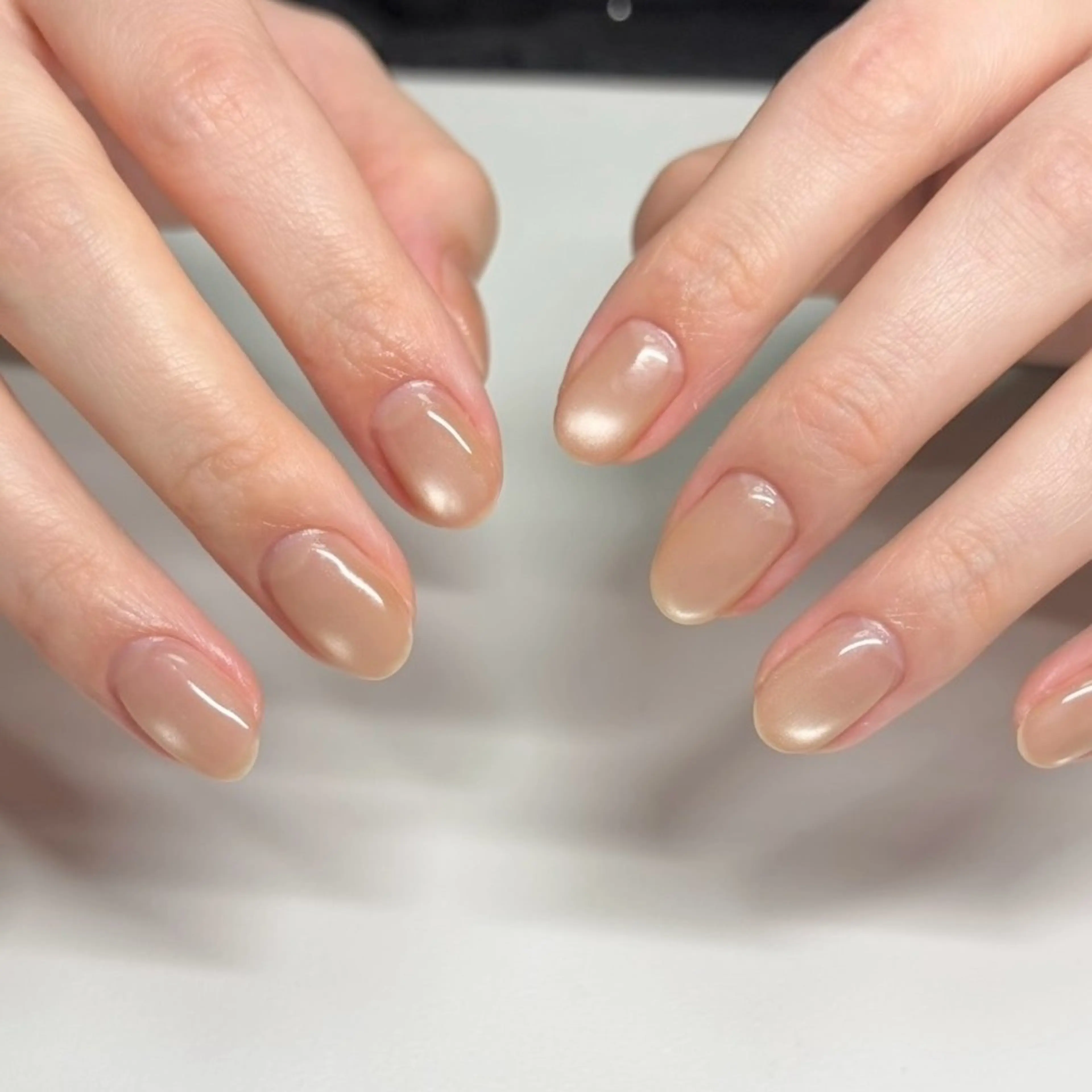 人気No.1🫧オフなし韓国ちゅるんマグネットネイルの写真