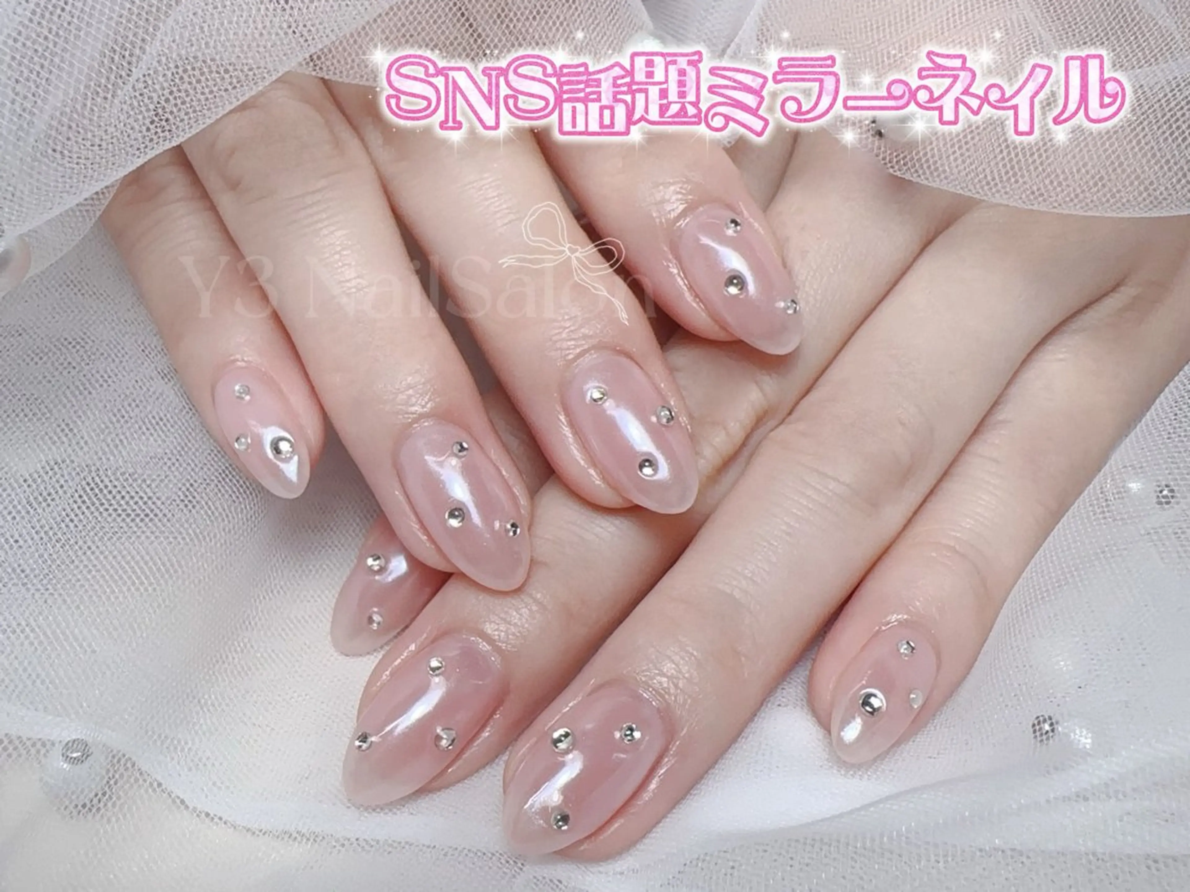 ネイル ミラーネイル ハンドネイル Y3 Nail Salon所属・Y3 NailSalonのネイルデザイン