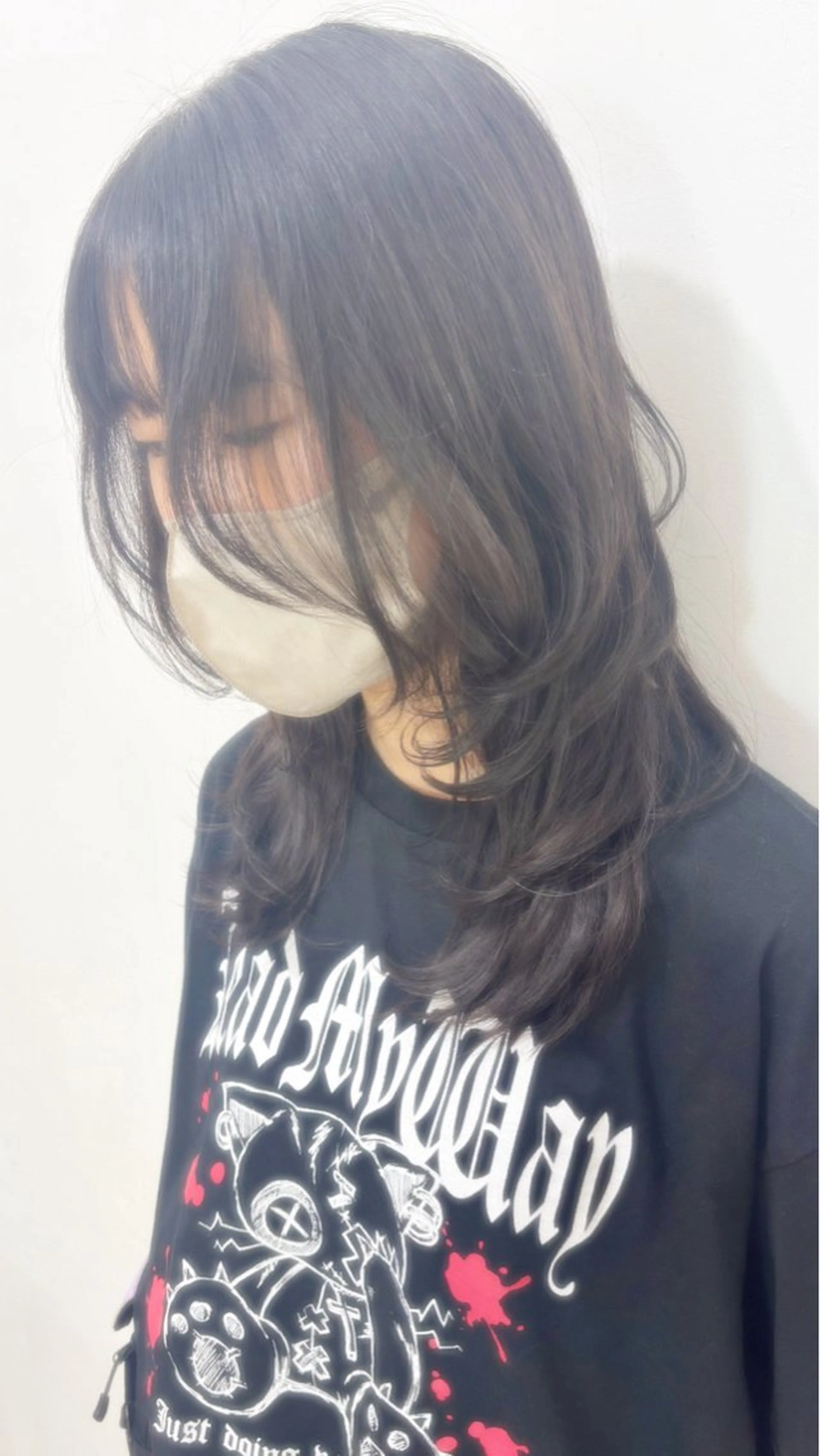 セミロング カット ブリーチ透明感カラー /レイヤー👗しずかのヘアスタイル