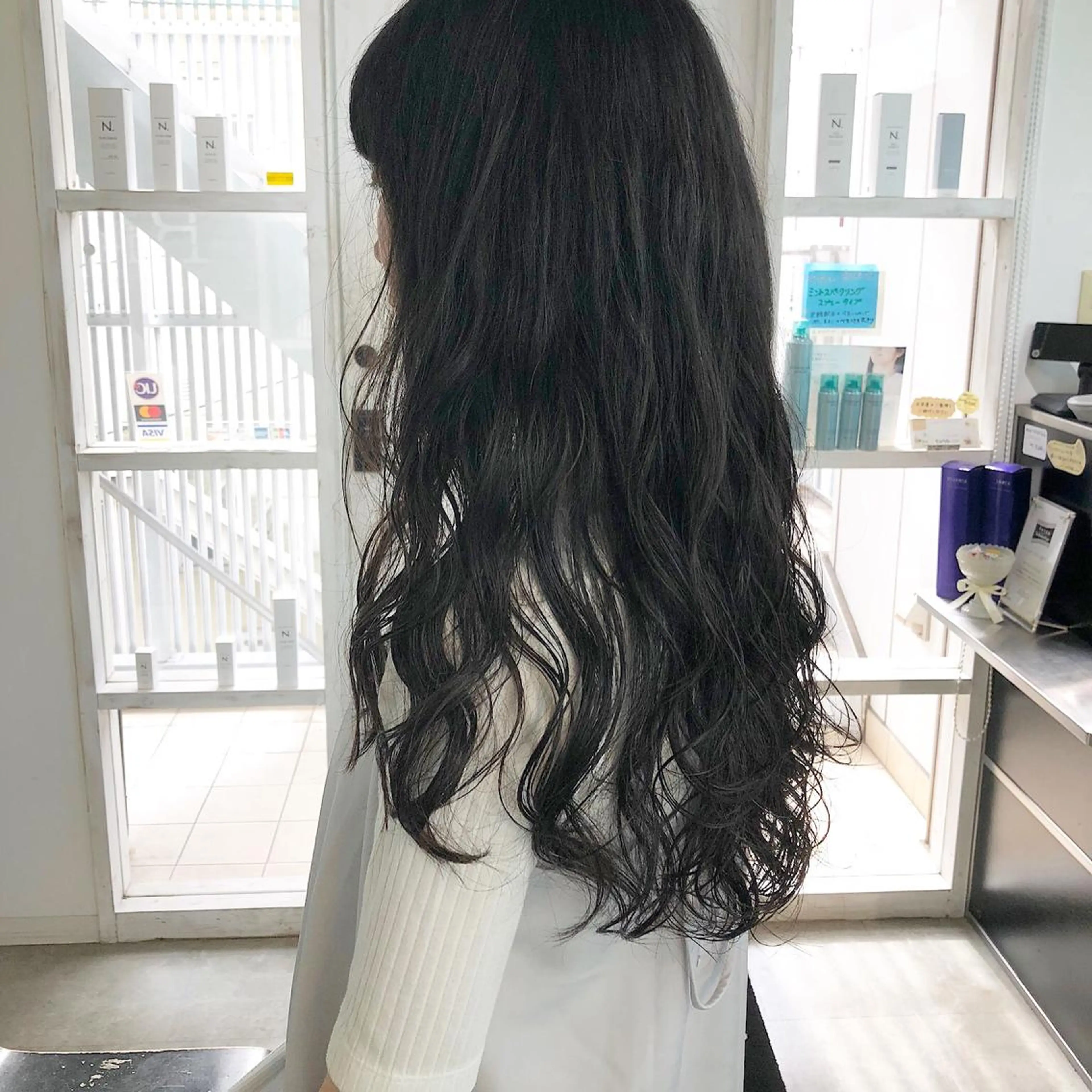 ロング パーマ 榎園 由美のヘアスタイル