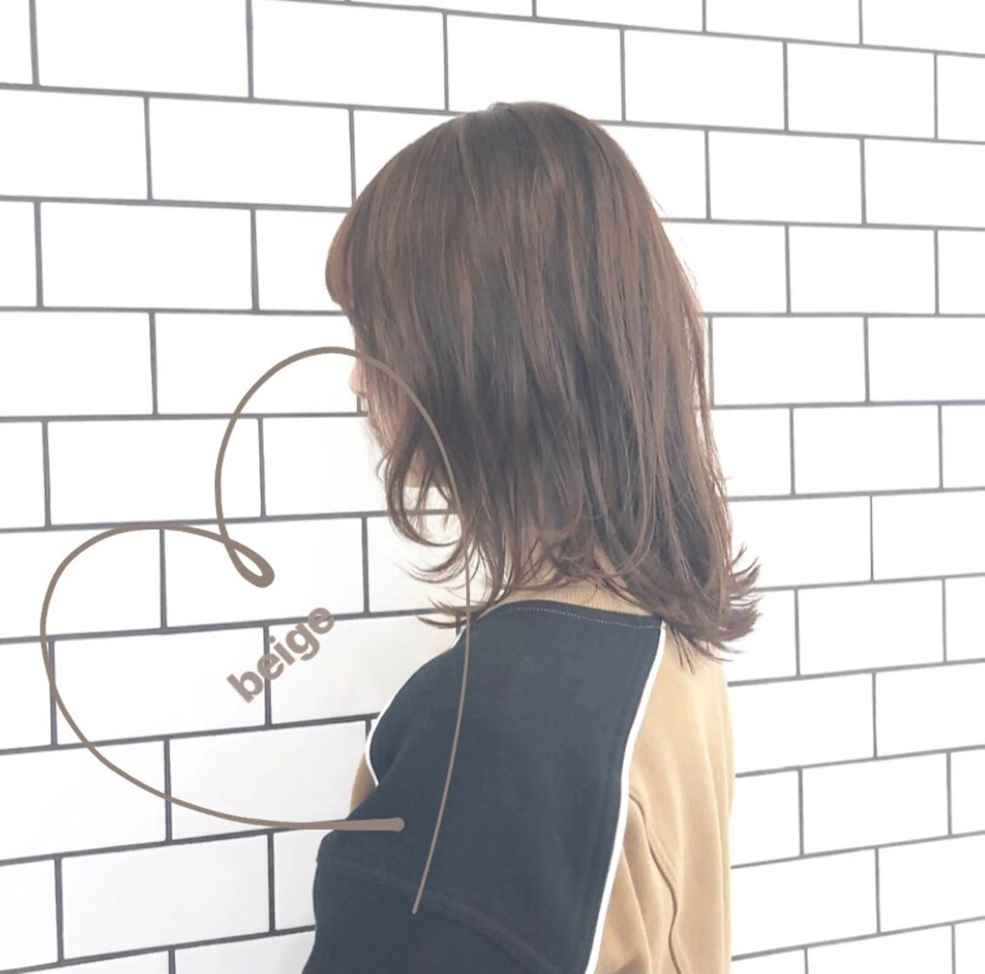 ミディアム カラー お洒落パーマ/ 艶カラー/michiのヘアスタイル