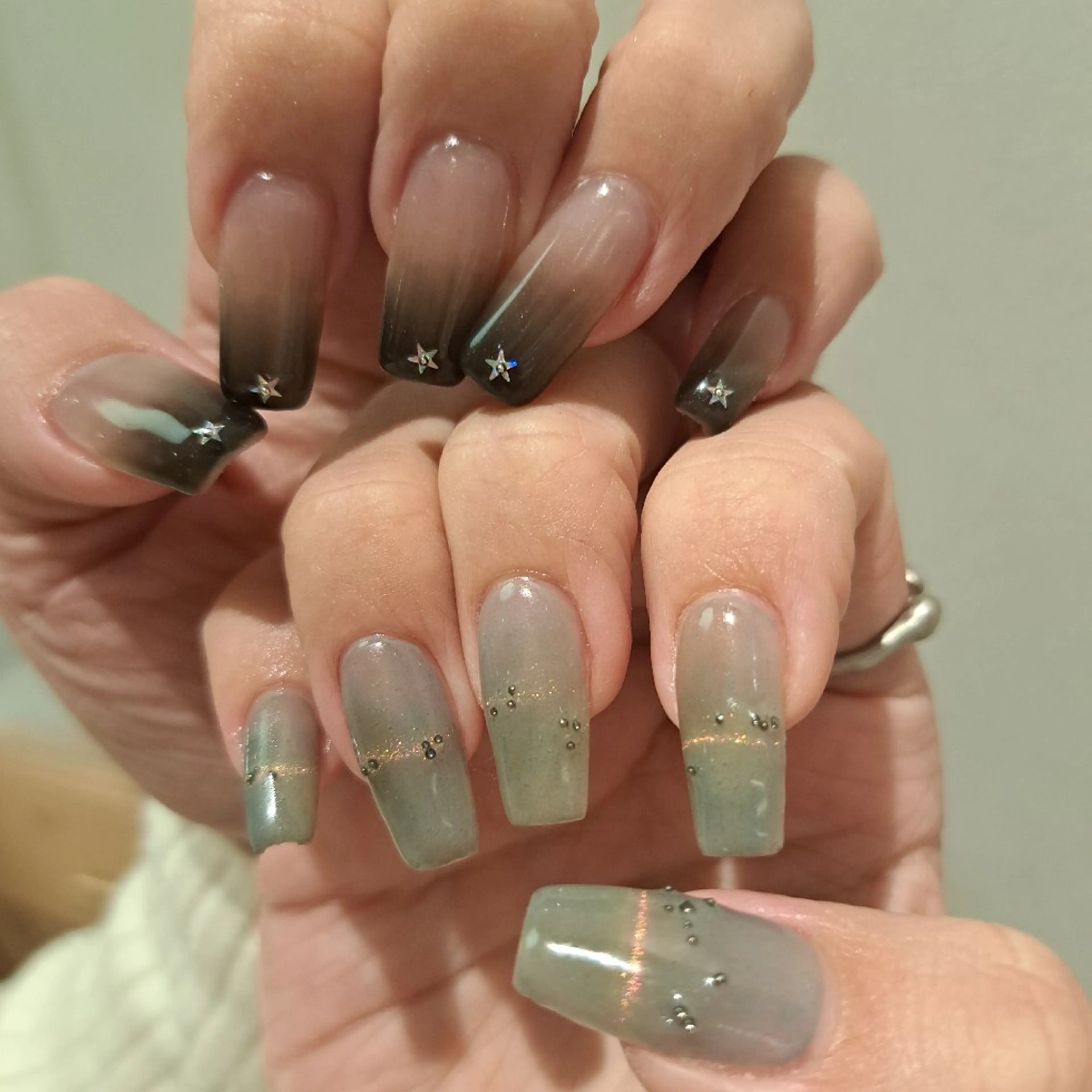 ネイル アートネイル ジェルネイル マグネットネイル 持ち込み ニュアンスネイル Nail mood /アートし放題のネイルデザイン