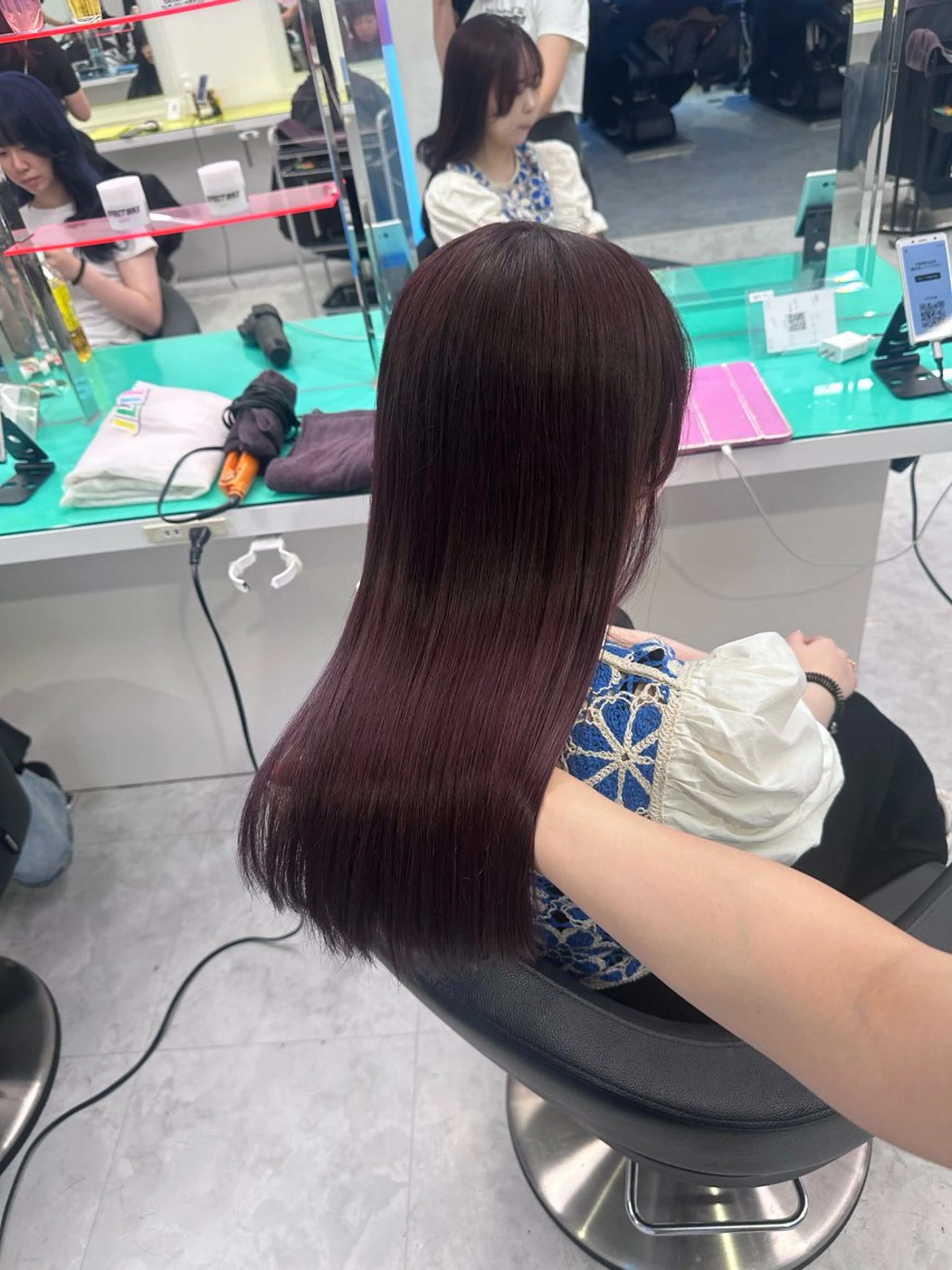 セミロング カラー ♡ダブルカラー特化♡ miyuのヘアスタイル